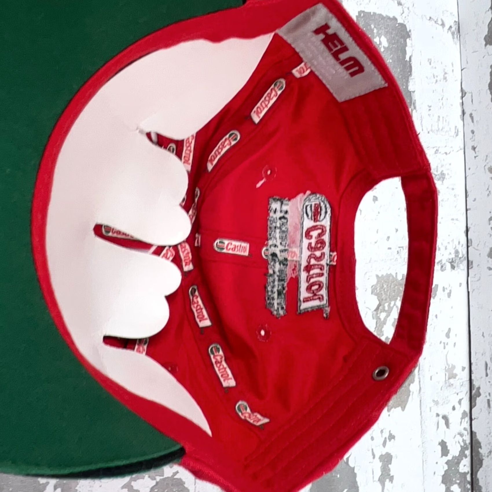 Vintage Castrol Hat Cap Strap Back Red Green Dad Baseball Racing Tection Extra VTG Size ONE SIZE - 7 Thumbnail