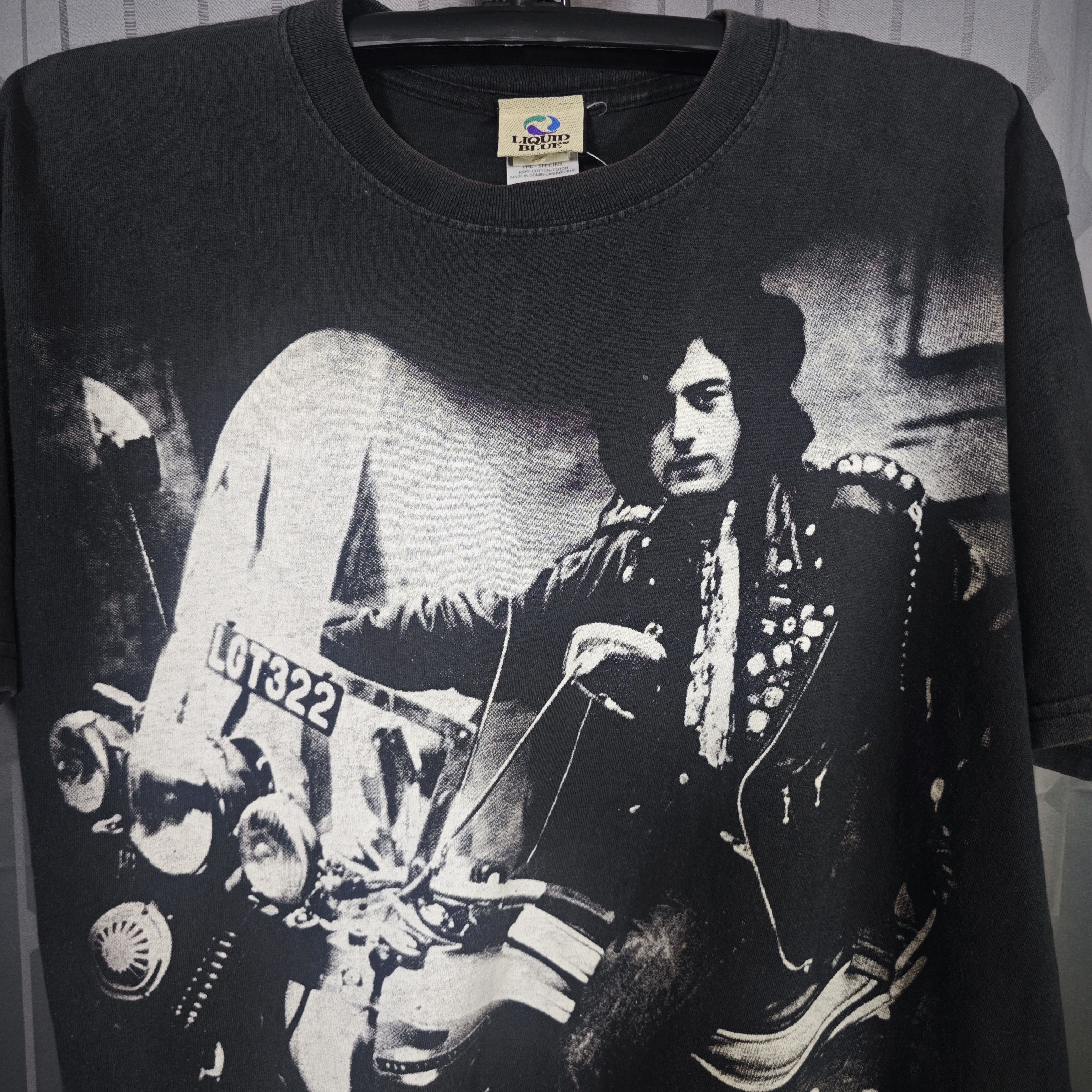 Other Jimmy Page Led Zeppelin Vintage , Liquid Blue T-shirt Size US L / EU 52-54 / 3 - 2 Thumbnail