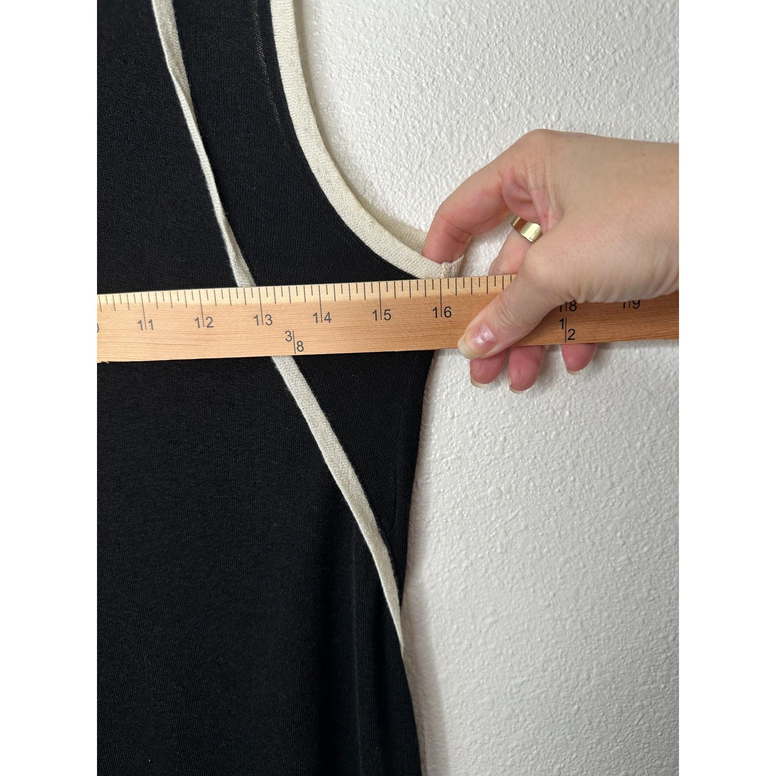 Rag & Bone Rag & Bone Black & Cream Round Neck Sleeveless Sheer Tank S Size S / US 4 / IT 40 - 12 Thumbnail