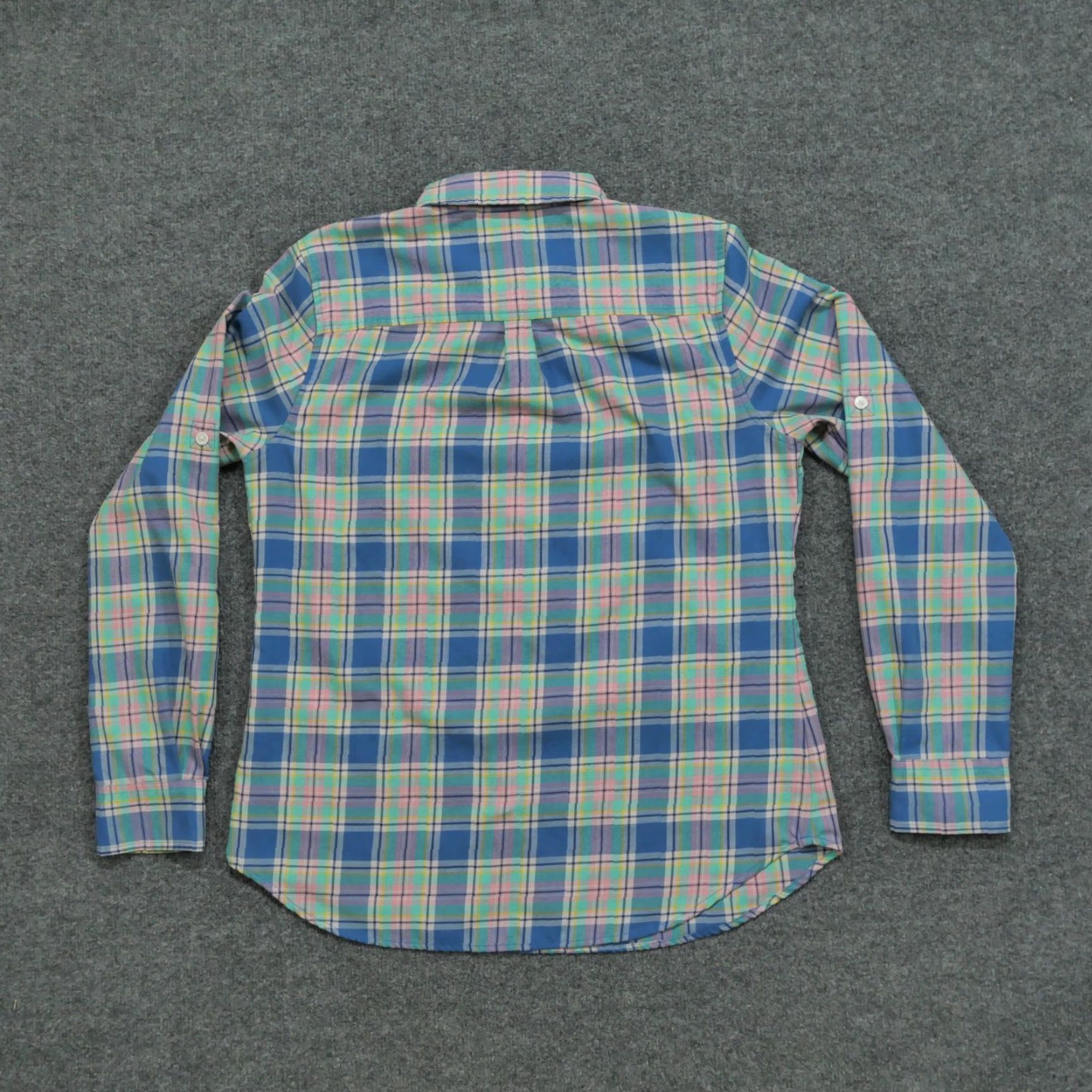 Vineyard Vines Vineyard Vines Shirt Womens 10 Blue Pink Plaid Popover Henley Button-Up Casual Womens Size 10 Multicolor Plaid Size L / US 10 / IT 46 - 7 Thumbnail