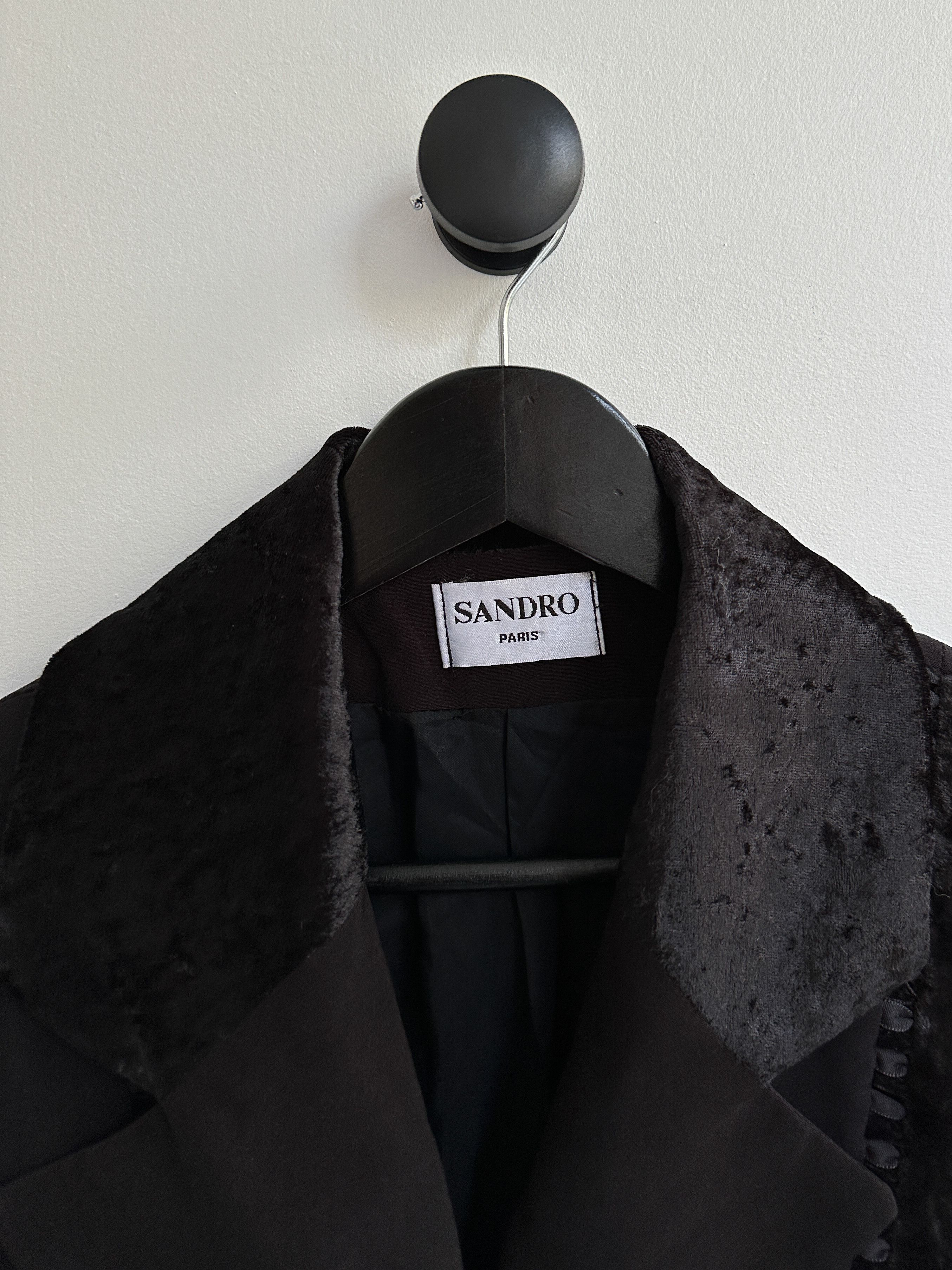 Sandro Vintage Sandro Blazer Jacket Size S / US 4 / IT 40 - 9 Thumbnail