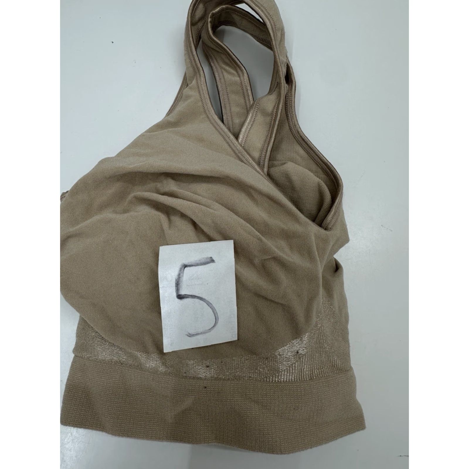 Vintage Unbranded Womens Bra Size XL Brown Wireless Size ONE SIZE - 8 Thumbnail