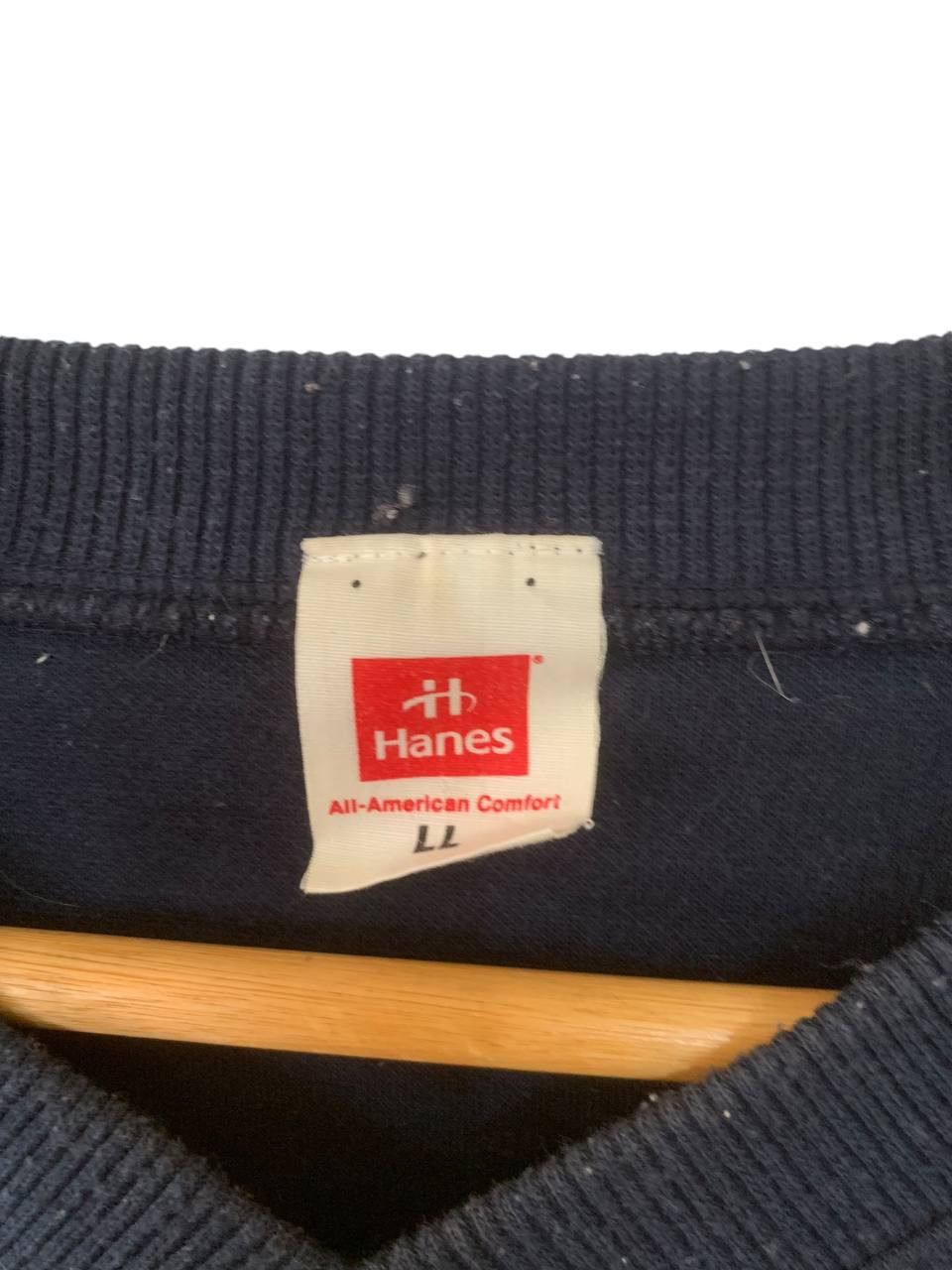 Hanes Vintage Hanes Stripe Sweatshirt 90s Streetwear Large Size US XL / EU 56 / 4 - 3 Thumbnail