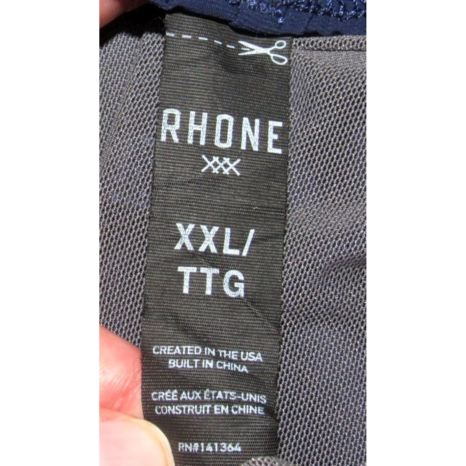 Rhone RHONE Navy Blue Lined 5" Swim Trunks XXL Short Swim Trunks Men XS? Size US 39 - 4 Thumbnail