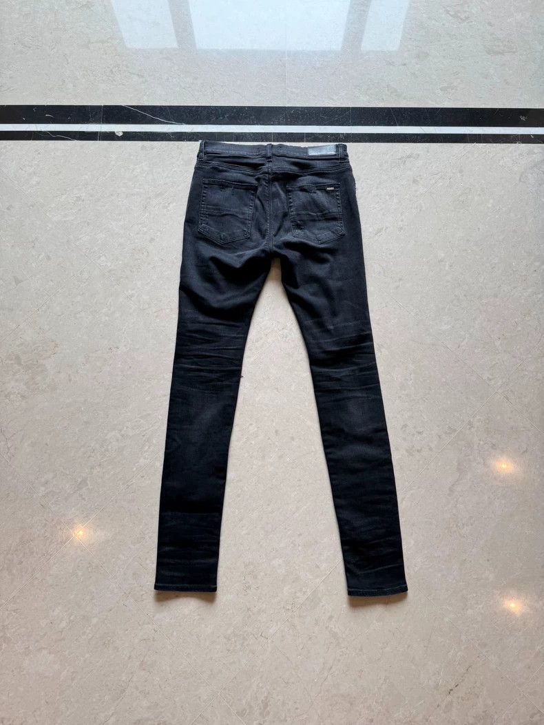 Amiri Amiri ripped vintage distressed skinny jeans Size US 32 / EU 48 - 2 Thumbnail