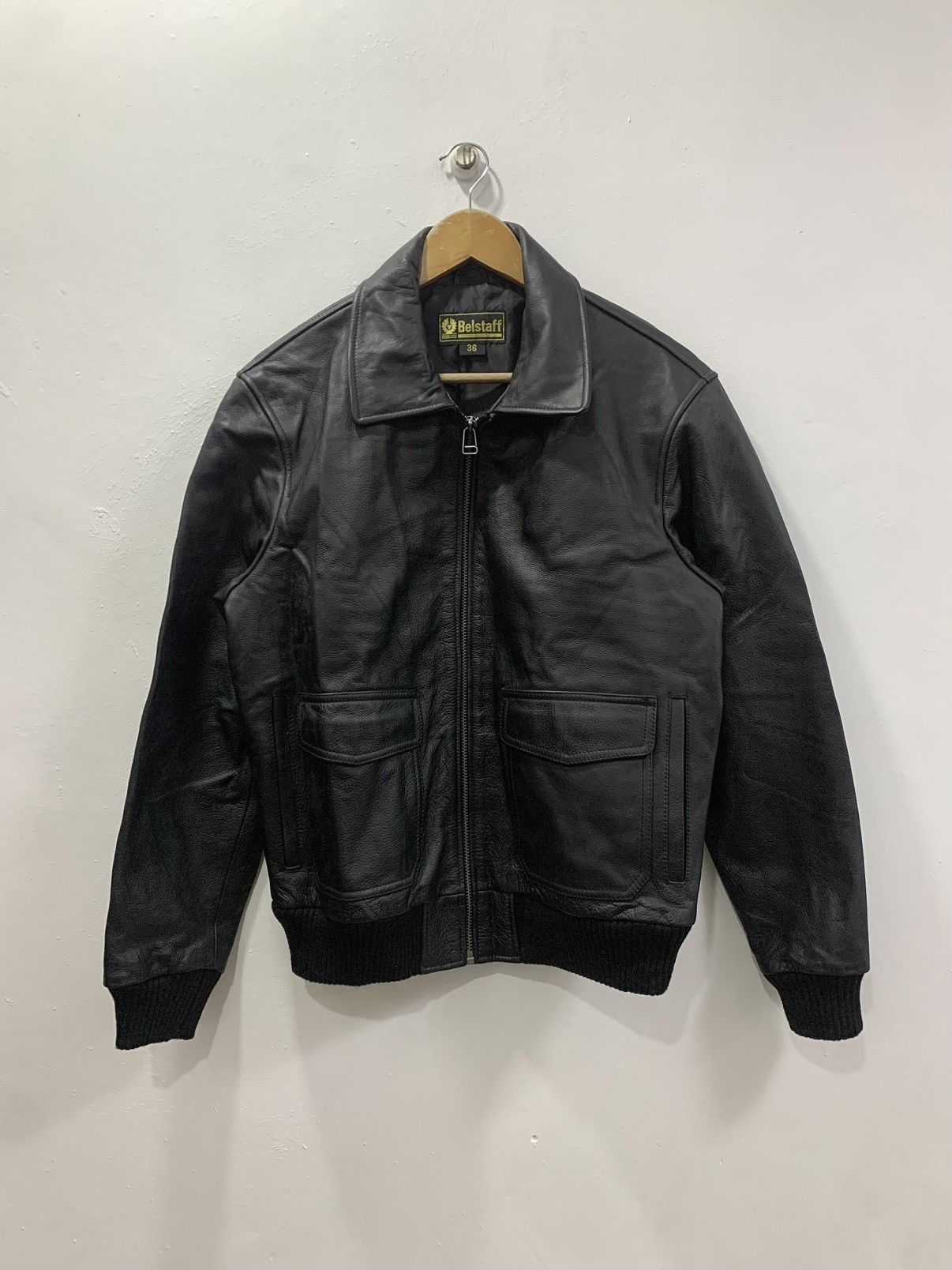 Belstaff BELSTAFF LEATHER - BOMBER STYLE FLIGHT JACKET Size US M / EU 48-50 / 2 - 1 Thumbnail