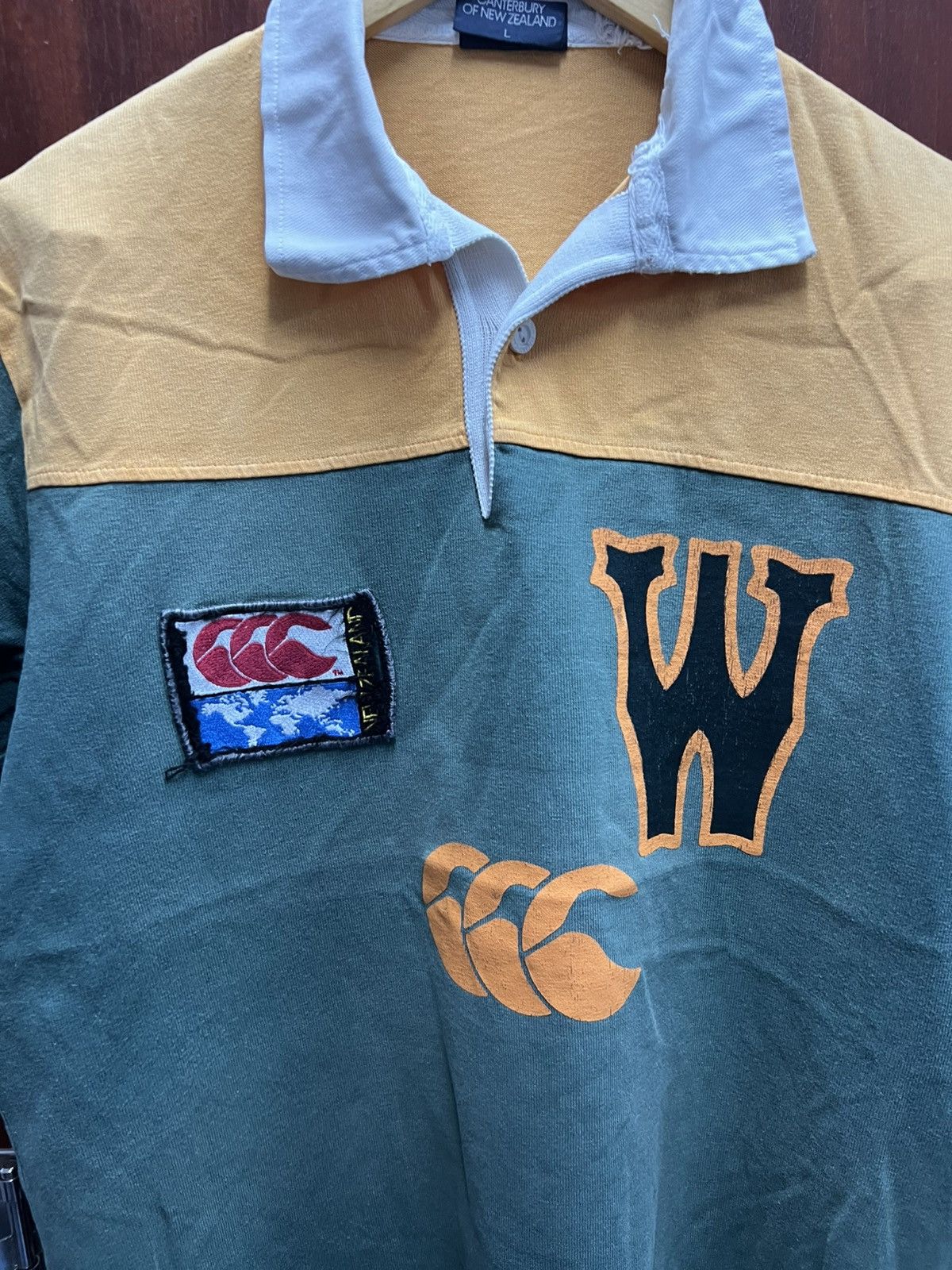 Designer × Vintage Cantebury of New Zealand 90’s Polo Shirt Size US L / EU 52-54 / 3 - 2 Thumbnail