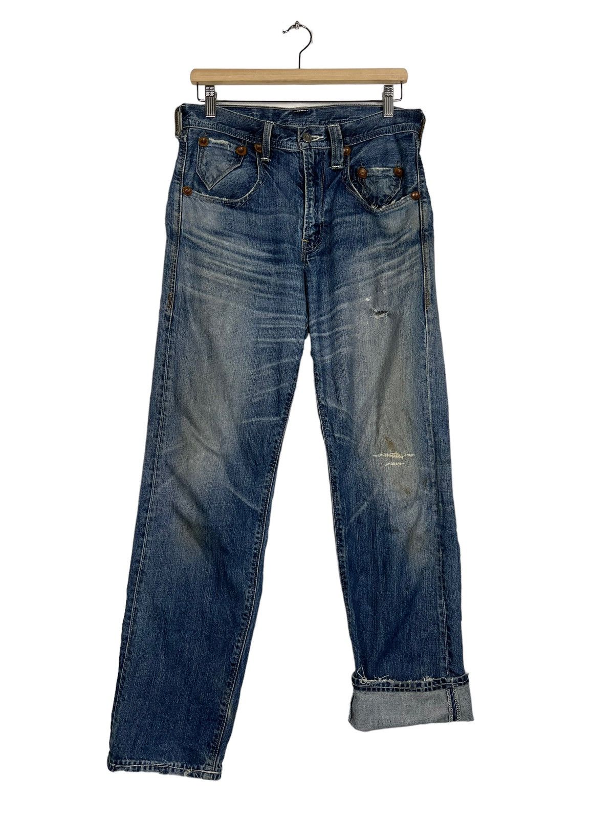 Japanese Brand × Levi's 🔥 SLUAR LIBAS KEPALA KARIM Size US 32 / EU 48 - 9 Thumbnail