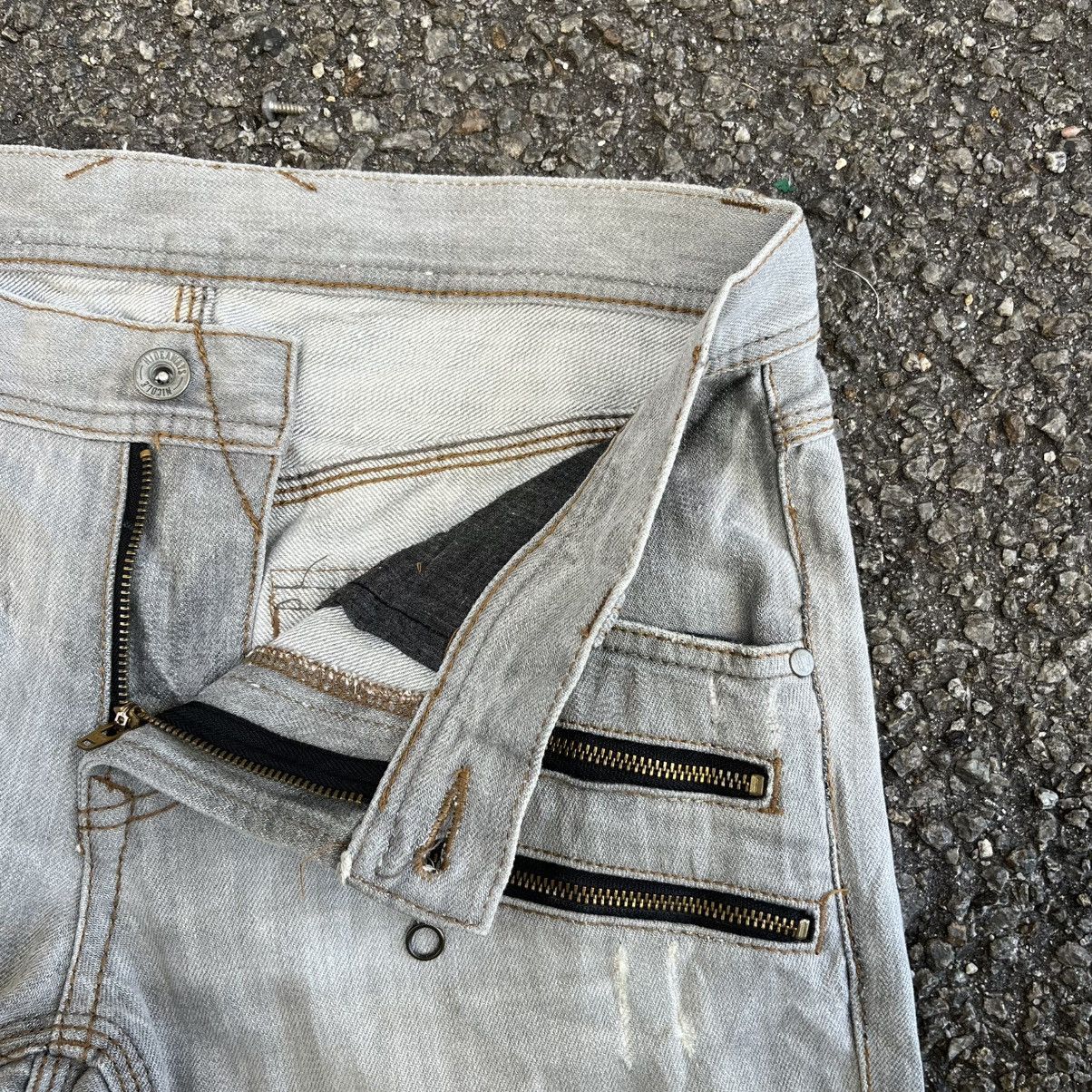 Nicole Club Distressed Zipper Denim Hideaways Nicole Club For Men Jeans Size US 29 - 8 Thumbnail
