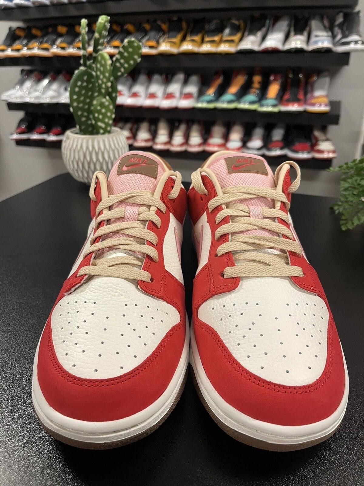 Nike Size 12.5w - Nike Dunk Low PRM Bacon Women's FB7910-600 Size US 11 / IT 41 - 2 Thumbnail