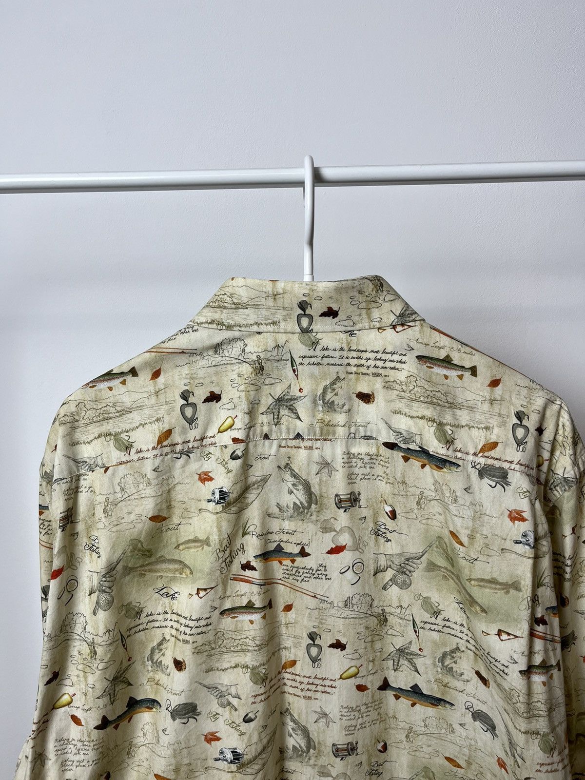 New & Lingwood New Lingwood Button Ups Overprint Fish Fishing Shirt Size US XL / EU 56 / 4 - 10 Thumbnail