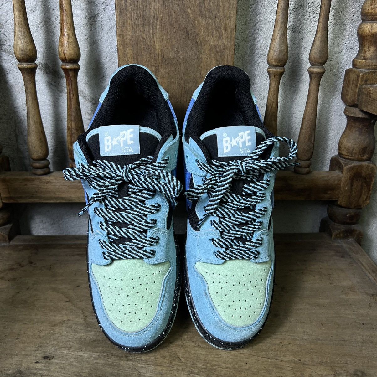 Bape BAPE SK8 STA #6 "Blue Green" (Sax/Mint) Size US 10 / EU 43 - 3 Thumbnail