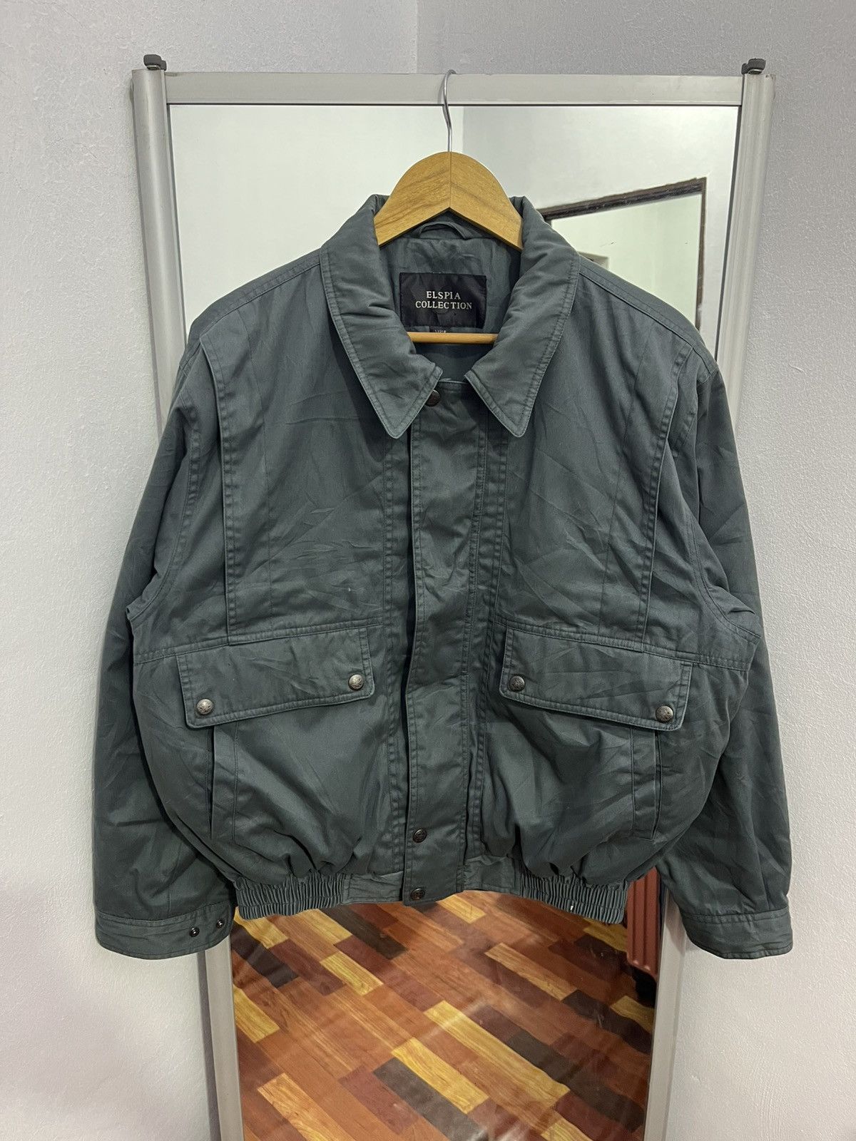Japanese Brand Vintage Elspia Collection Workwear Jacket Size US L / EU 52-54 / 3 - 1 Thumbnail