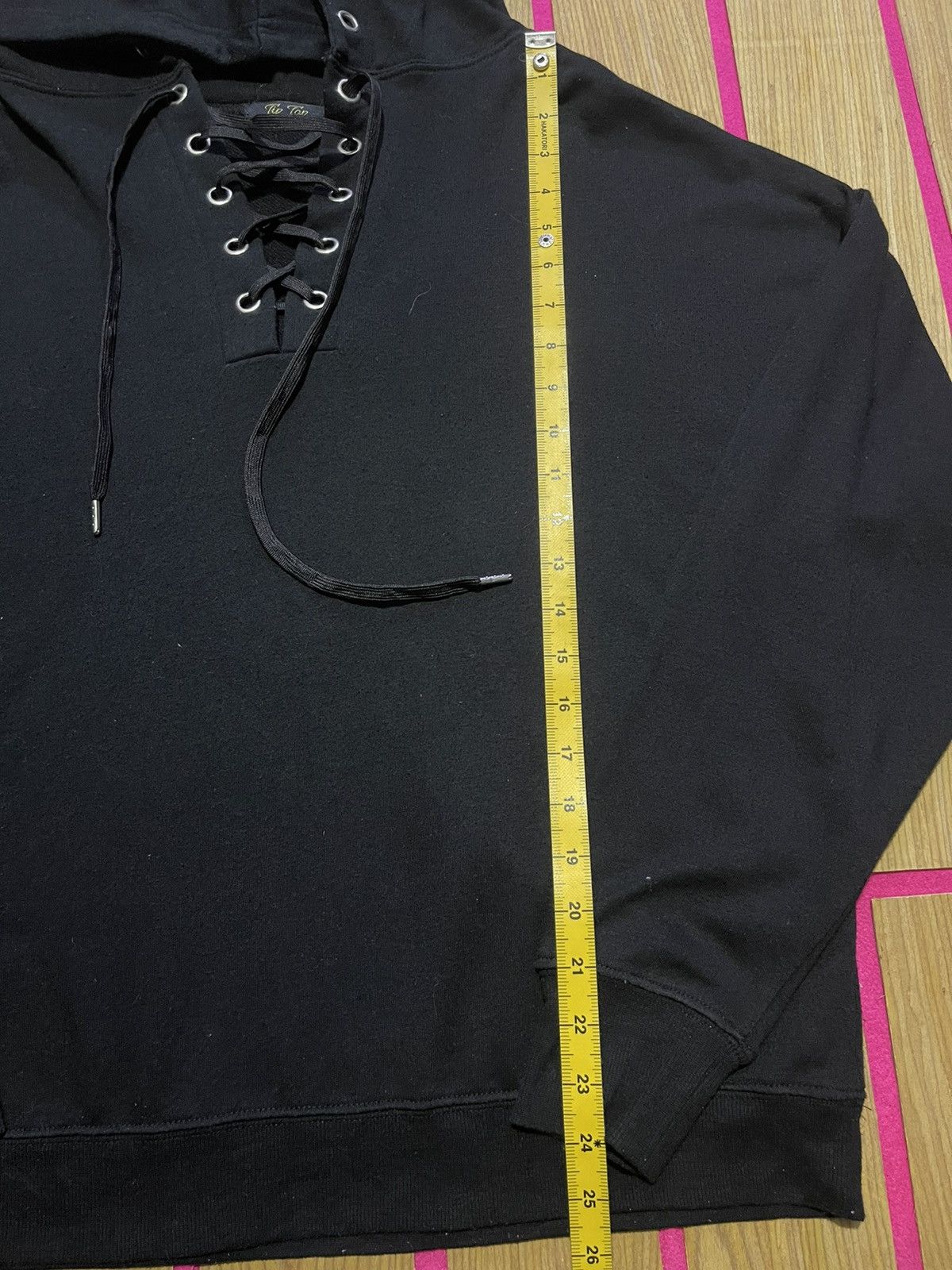 Le Grande Bleu (L.G.B.) Y2K HOODIES with rope motif on the neck Size US L / EU 52-54 / 3 - 8 Thumbnail