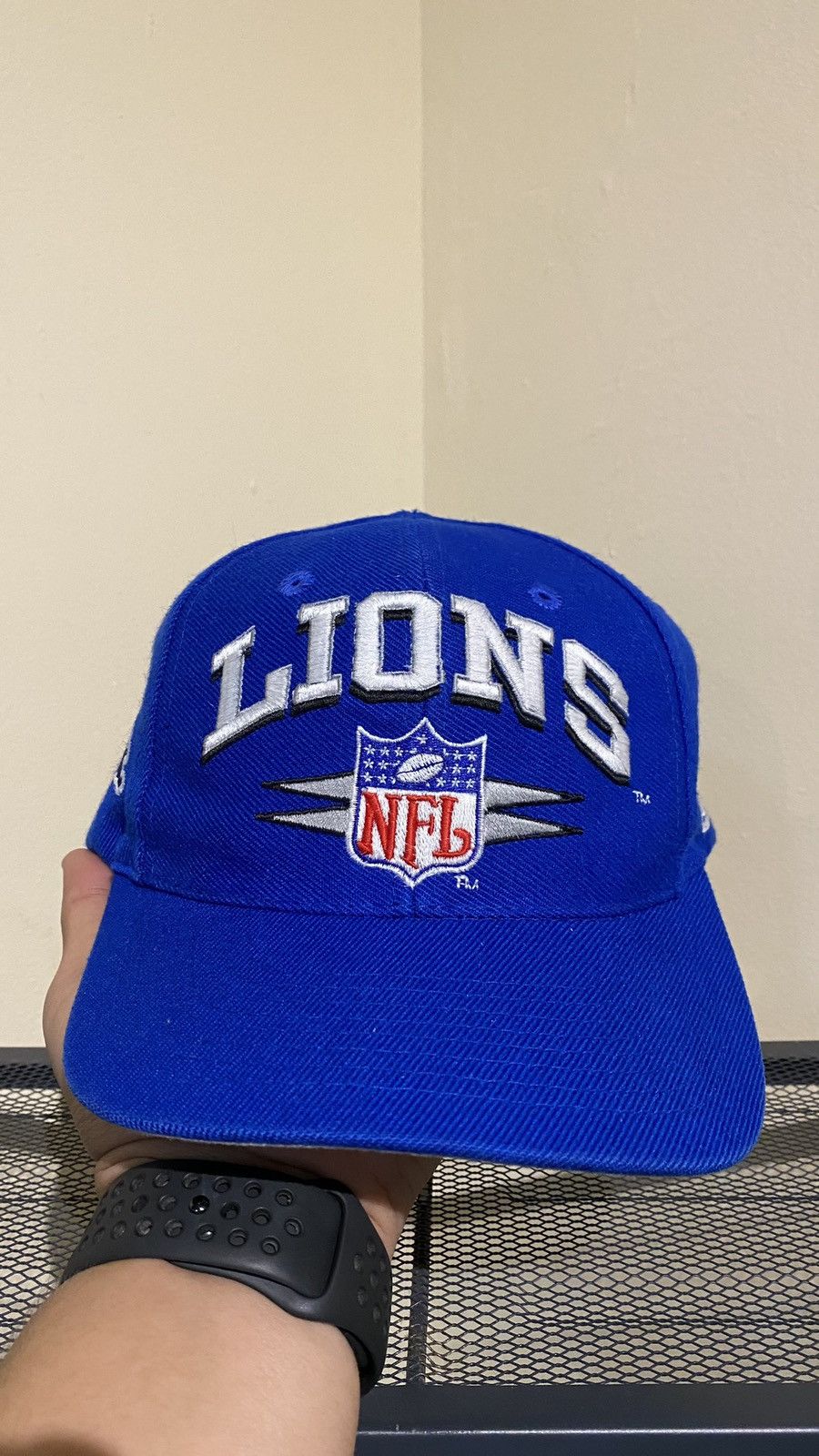 Vintage Detroit Lions American Needle Blockhead Snapback Football