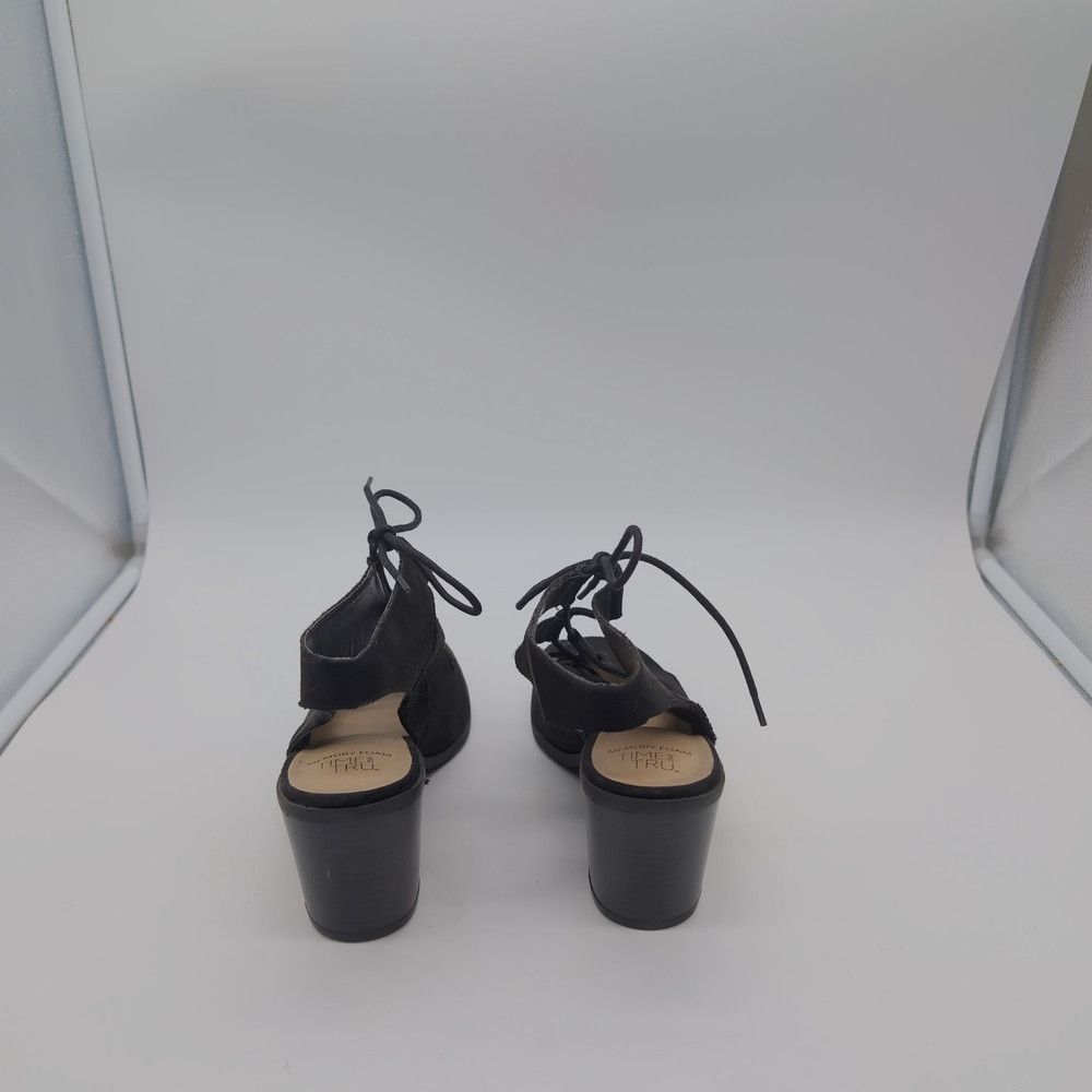 Other Women's Black Heeled Sandals Size US 7.5 / IT 37.5 - 4 Thumbnail