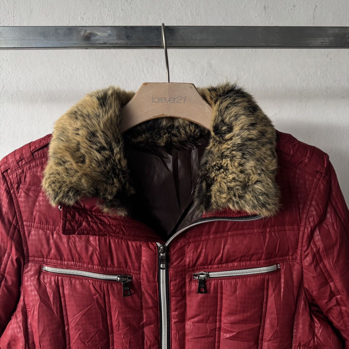 If Six Was Nine Jun Men Japanese Brand Puffer Fur Vkei Riding Jacket Size US M / EU 48-50 / 2 - 6 Thumbnail