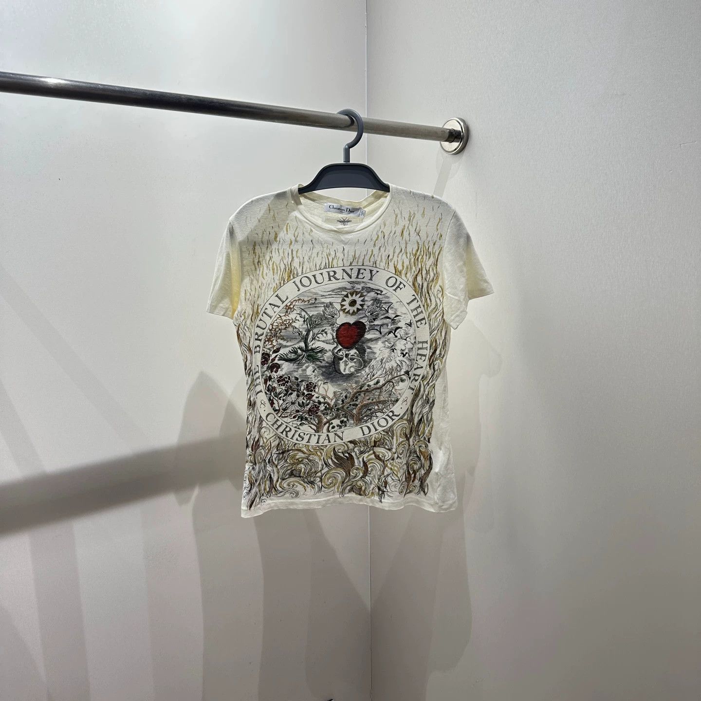 Christian Dior Monsieur Dior Valentine's Day Jungle Apple Print Short Sleeve Tee XS Size XS / US 0-2 / IT 36-38 - 1 Thumbnail