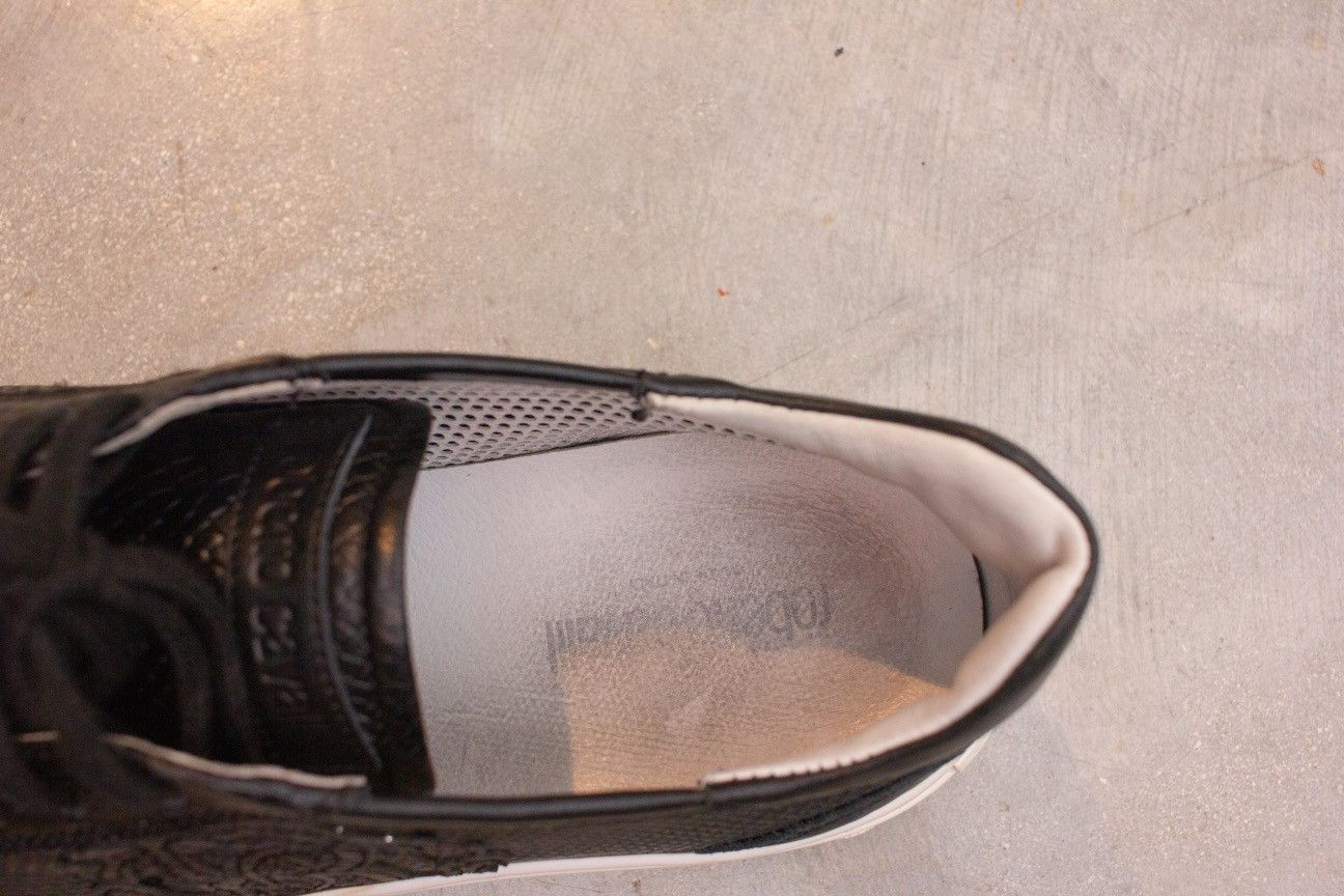 Roberto Cavalli 495$MRP ROBERTO CAVALLI Snake-Print Leather Sneakers Mens Size US 8 / EU 41 - 15 Thumbnail