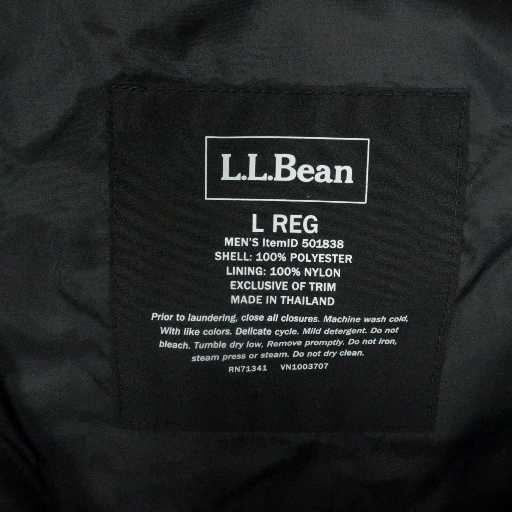 Vintage VINTAGE LL Bean Jacket Mens Large Black 3 In 1 Full Zip Hooded Hiking Outdoor Shell Size US L / EU 52-54 / 3 - 3 Thumbnail