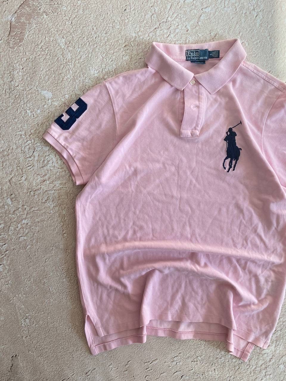 Polo Ralph Lauren × Vintage Polo Ralph Lauren distressed rugby polo Size US L / EU 52-54 / 3 - 4 Thumbnail