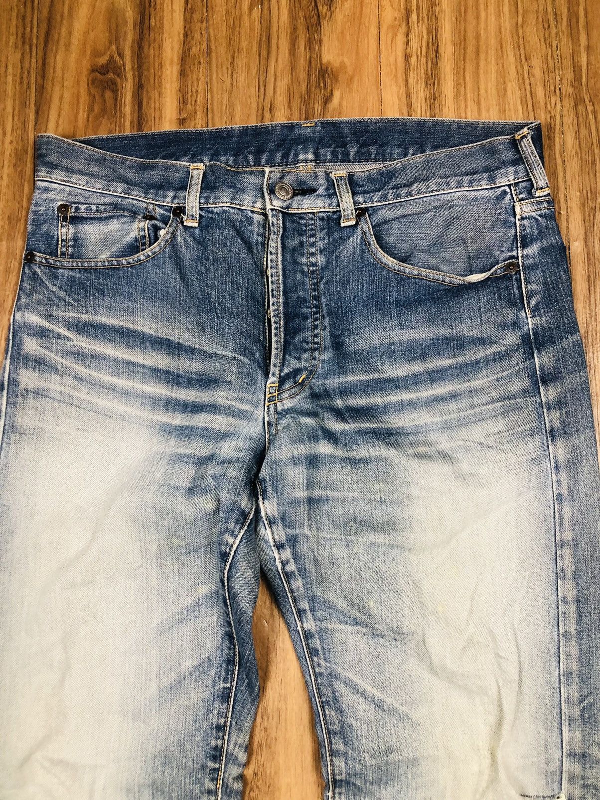 Takeo Kikuchi Takeo Kikuchi Ripped Jeans (35) Size US 34 / EU 50 - 3 Thumbnail