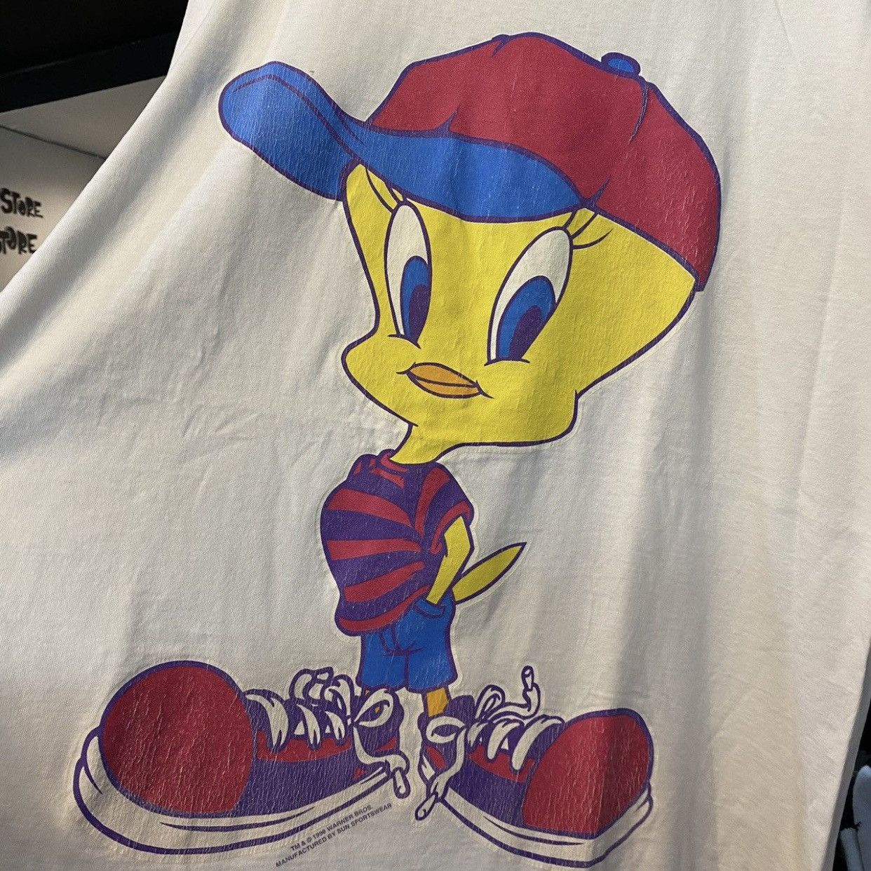 Cartoon Network Vintage Looney Tunes Tweety Bird T-Shirt Size US XL / EU 56 / 4 - 5 Thumbnail