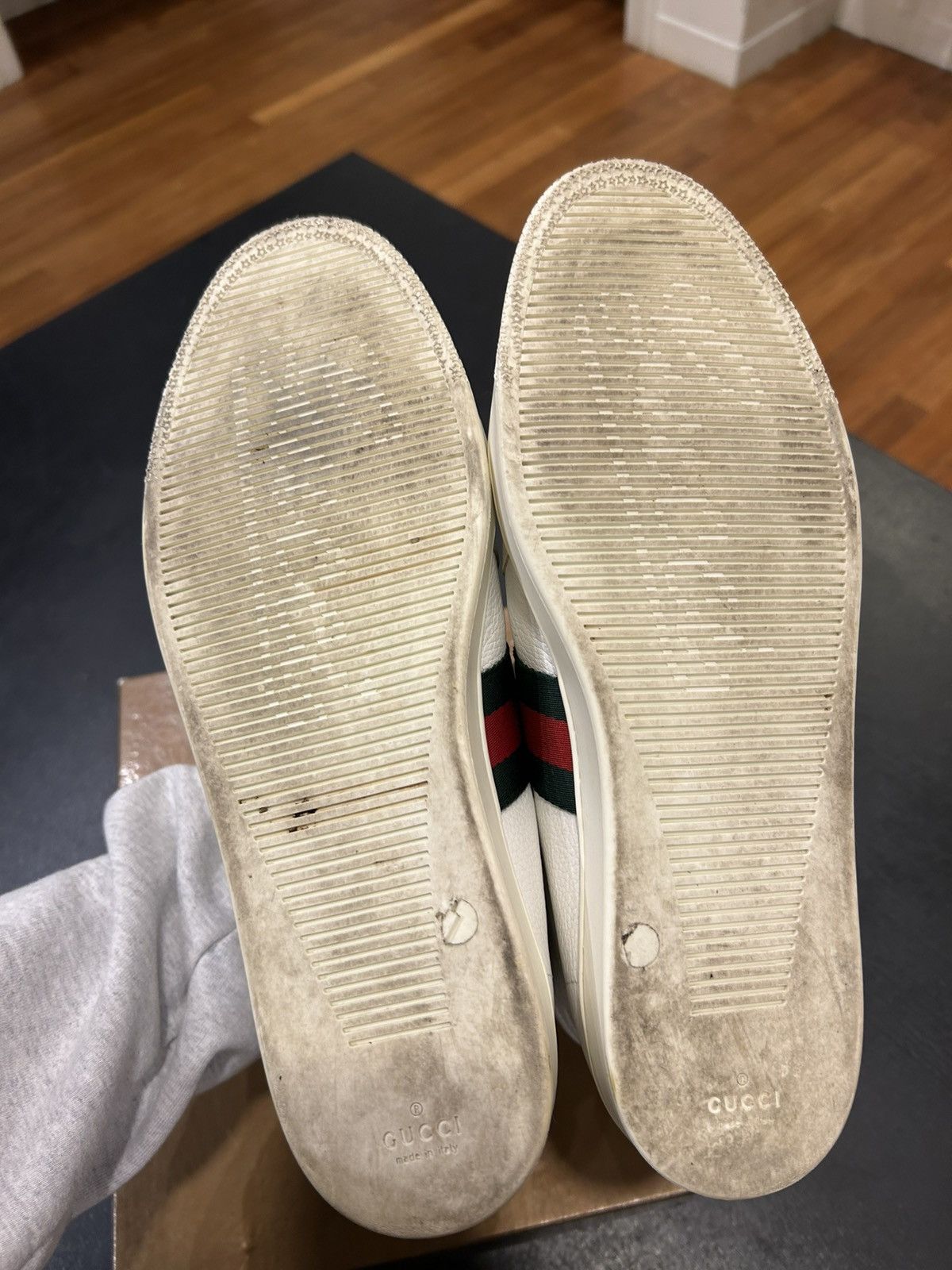 Gucci Gucci High Top Sneakers White Size US 10 / EU 43 - 5 Thumbnail
