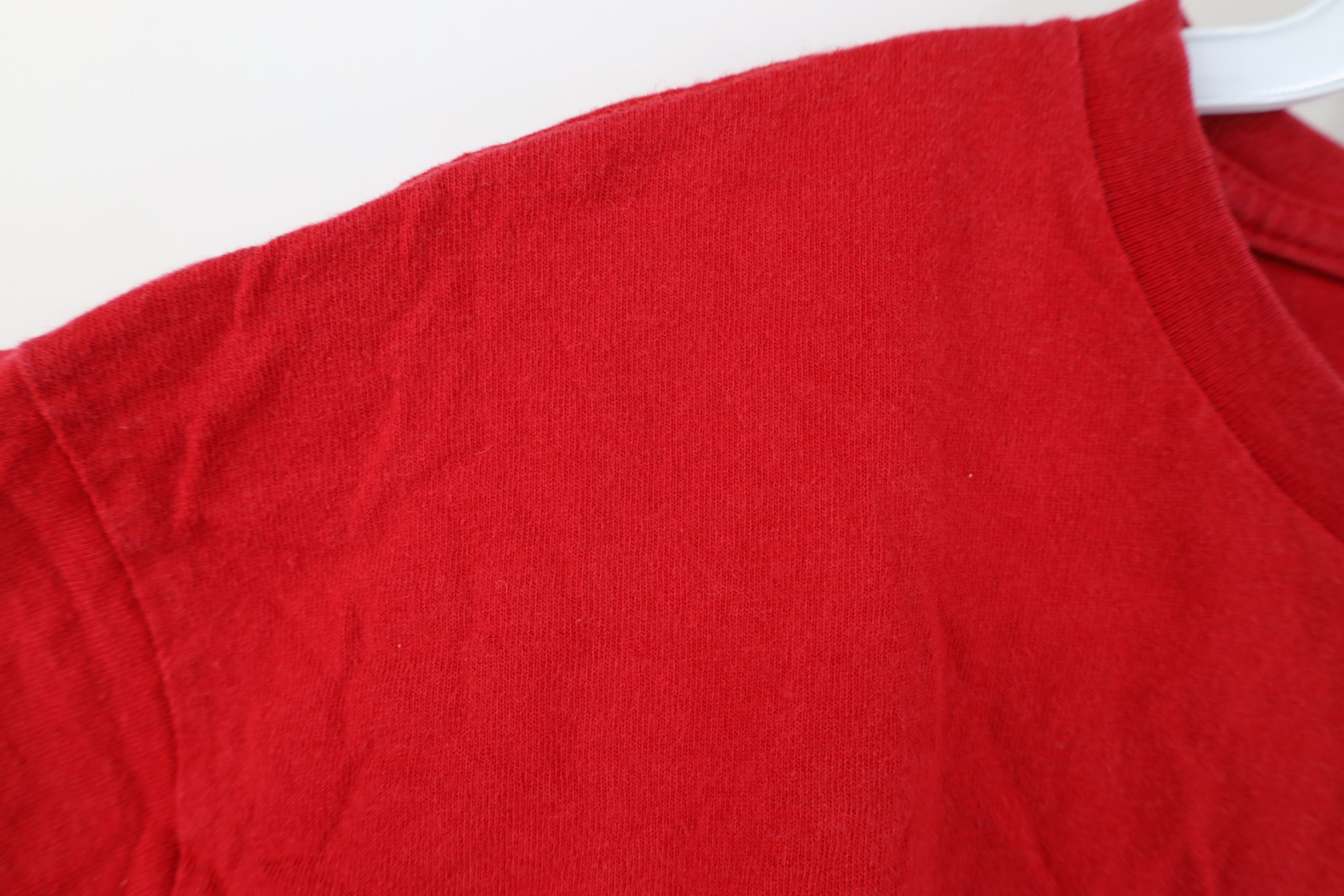 Ralph Lauren Vintage 90s Chaps Ralph Lauren Spell Out Crest T-Shirt Red Size US L / EU 52-54 / 3 - 6 Thumbnail