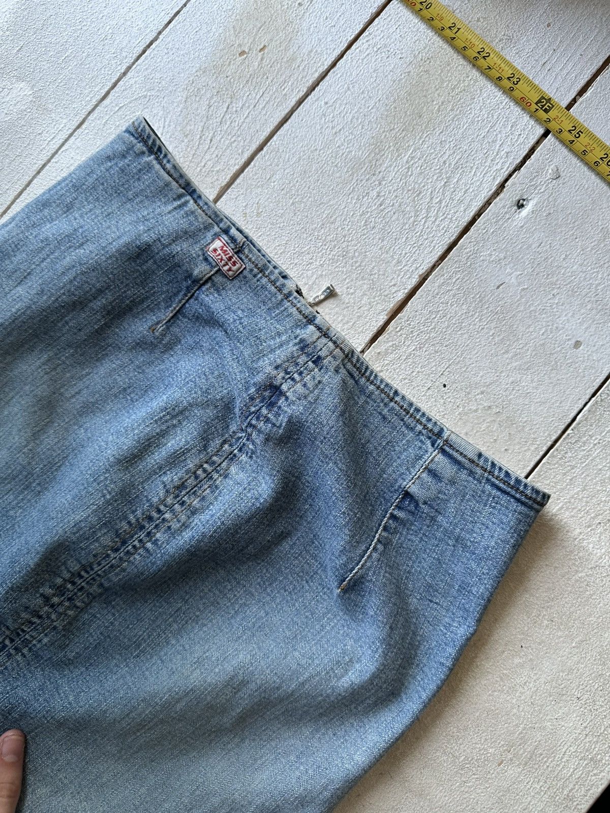 Miss Sixty SEXY🚨 MISS SIXTY Y2K AVANT GARDE BLUE DENIM SKIRT Size 26" / US 2 / IT 38 - 2 Thumbnail
