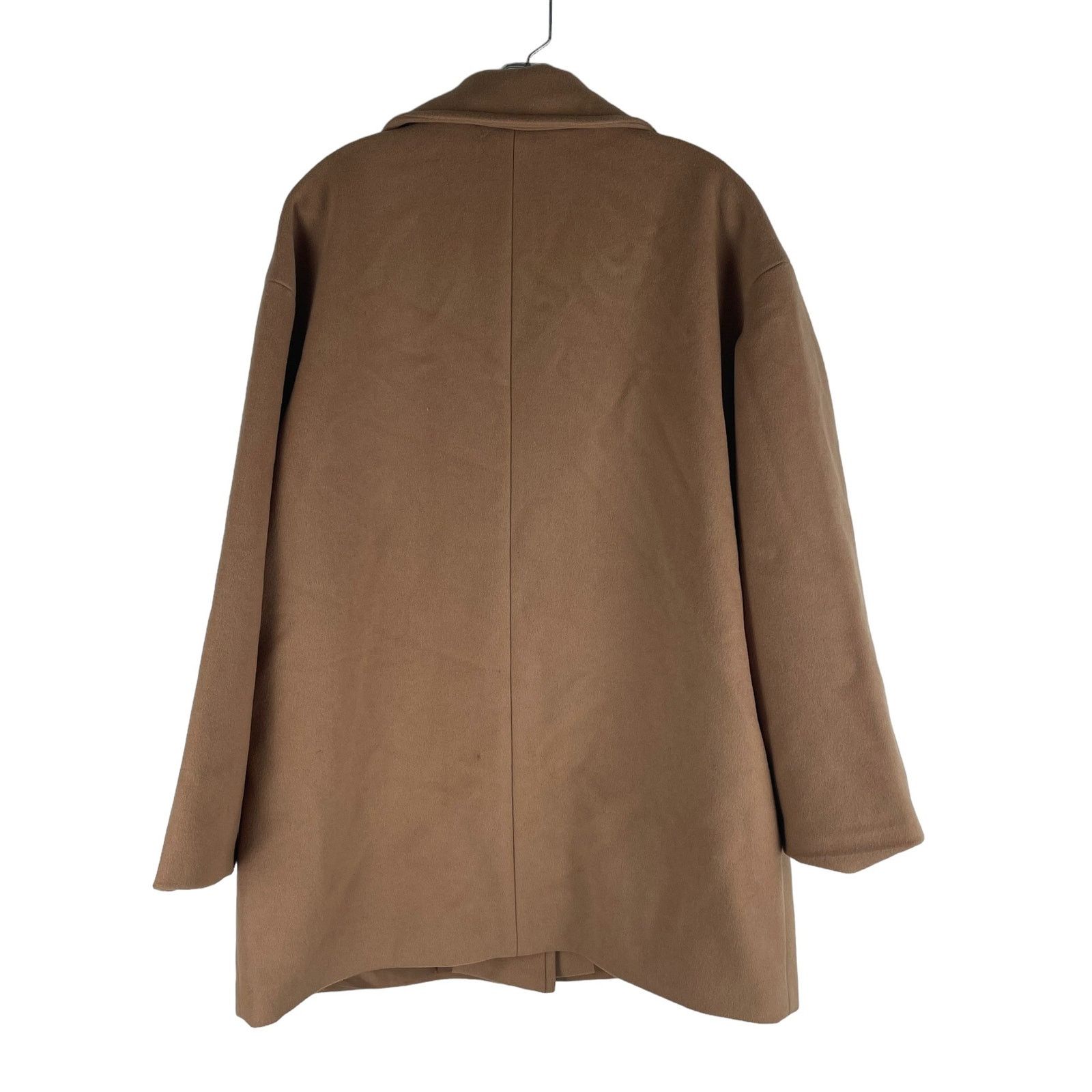 Express Express Wool Blend Cocoon Coat Snap Button Camel Tan Size L Size L / US 10 / IT 46 - 7 Thumbnail