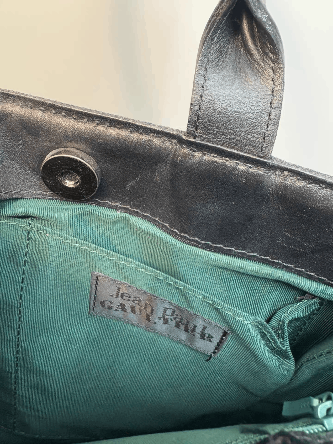 Jean Paul Gaultier Jean Paul Gaultier 01SS Devil Print Shoulder Tote Bag Size ONE SIZE - 7 Thumbnail