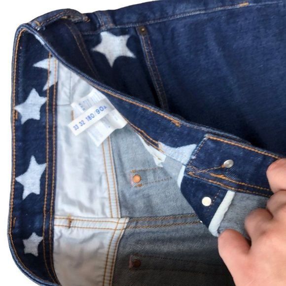 Acne Studios RARE Acne Studios Jeans Size 33 River Star P Blue Size US 33 - 9 Thumbnail