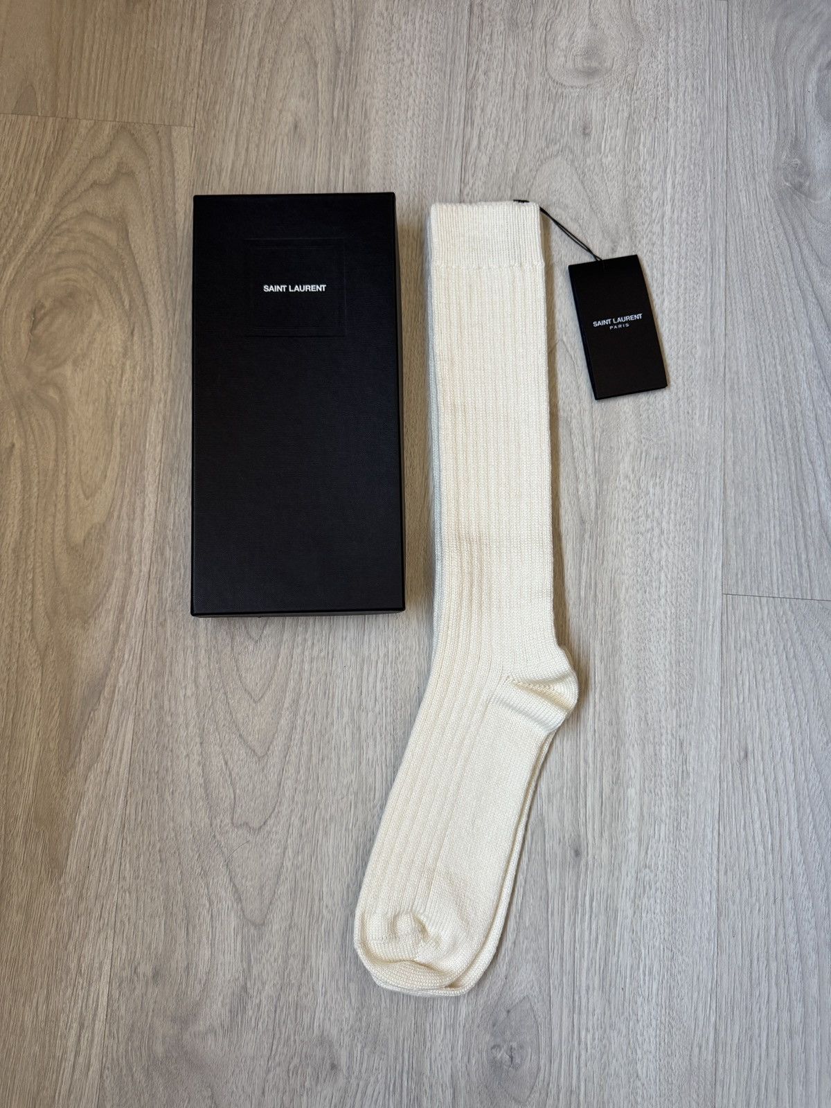 Saint Laurent Paris Saint Laurent Socks Size ONE SIZE - 3 Thumbnail