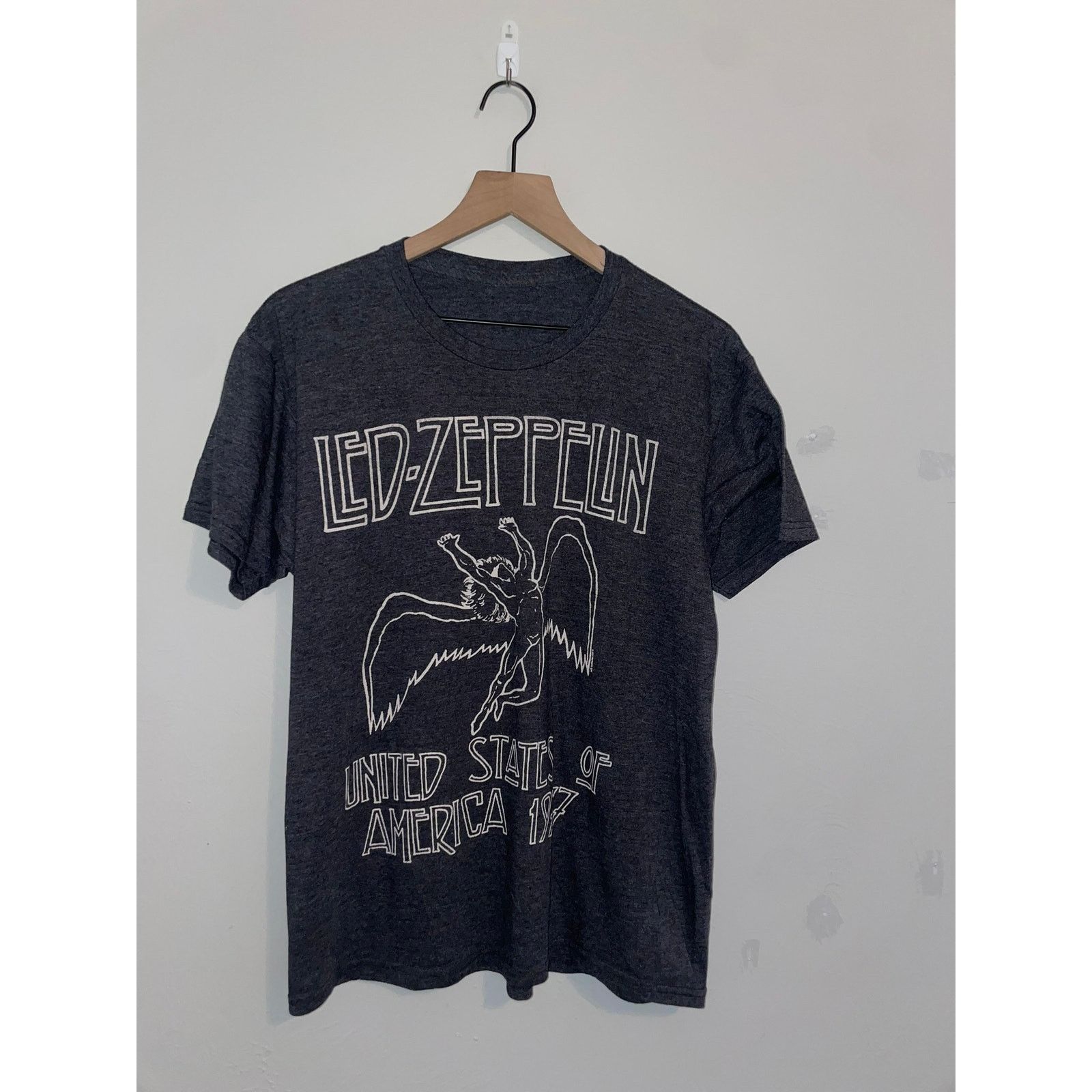 Led Zeppelin 2010s Led Zeppelin Shirt Rock Tour Gray Graphic Tee 2011 L Size US L / EU 52-54 / 3 - 1 Thumbnail