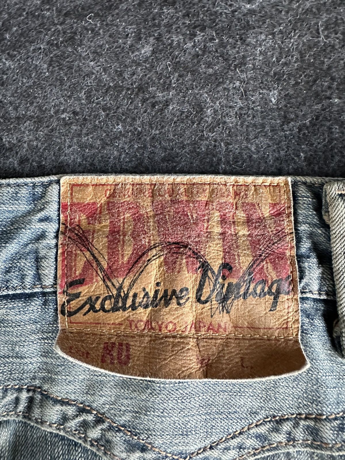 If Six Was Nine Edwin Exclusive Tokyo Japan Mudwash Vintage Denim D381 Size US 32 / EU 48 - 7 Thumbnail
