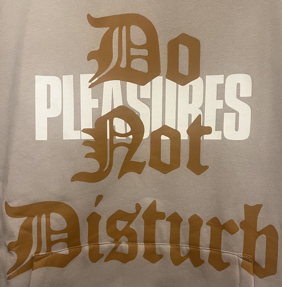 Designer × Pleasures Authentic Pleasures Do Not Disturb Hoodie Silver size XXL Size US XXL / EU 58 / 5 - 2 Thumbnail