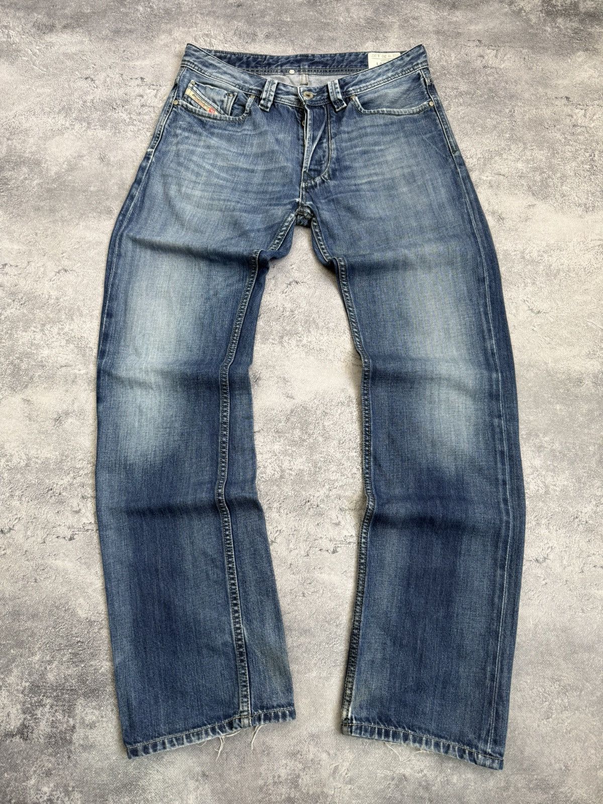 Vintage Diesel Flared Jeans Baggy Bootcut Denim Pants Y2K