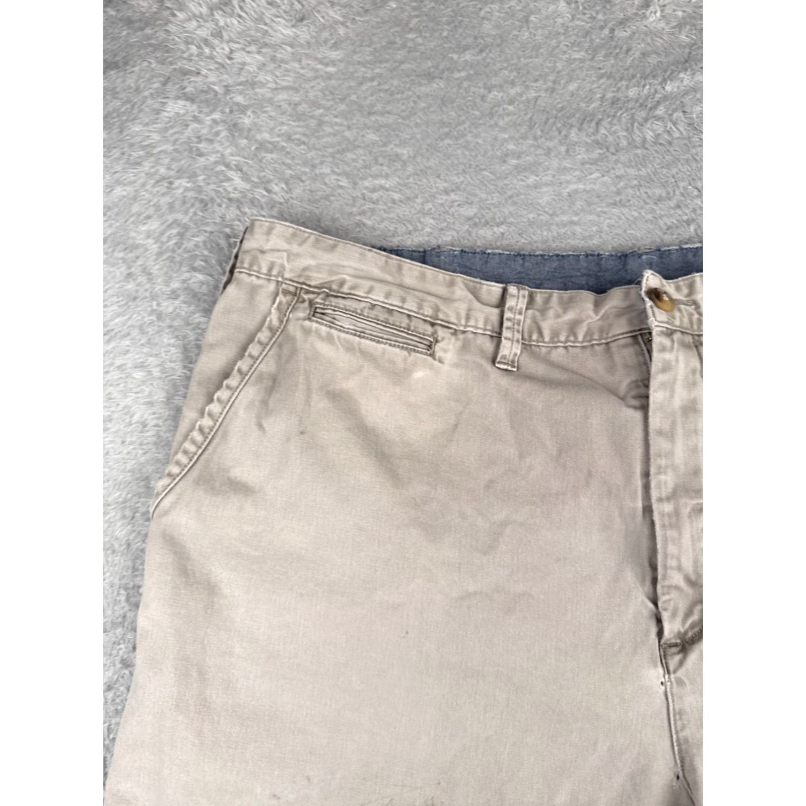 Polo Ralph Lauren Polo Ralph Lauren Chino Shorts Mens 40 Gray Cotton Blend Casual Travel 9" Inseam Size US L / EU 52-54 / 3 - 4 Thumbnail