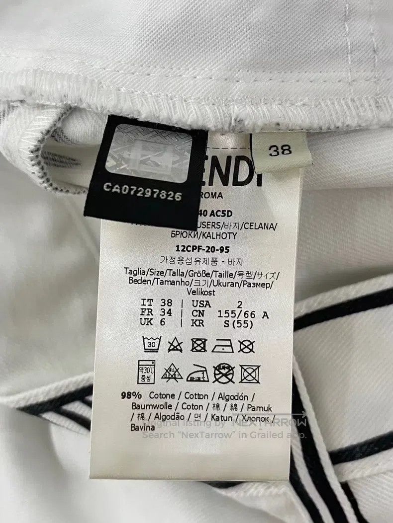 Fendi Fendi California Sky series black and white comic pants Size 37" - 6 Thumbnail