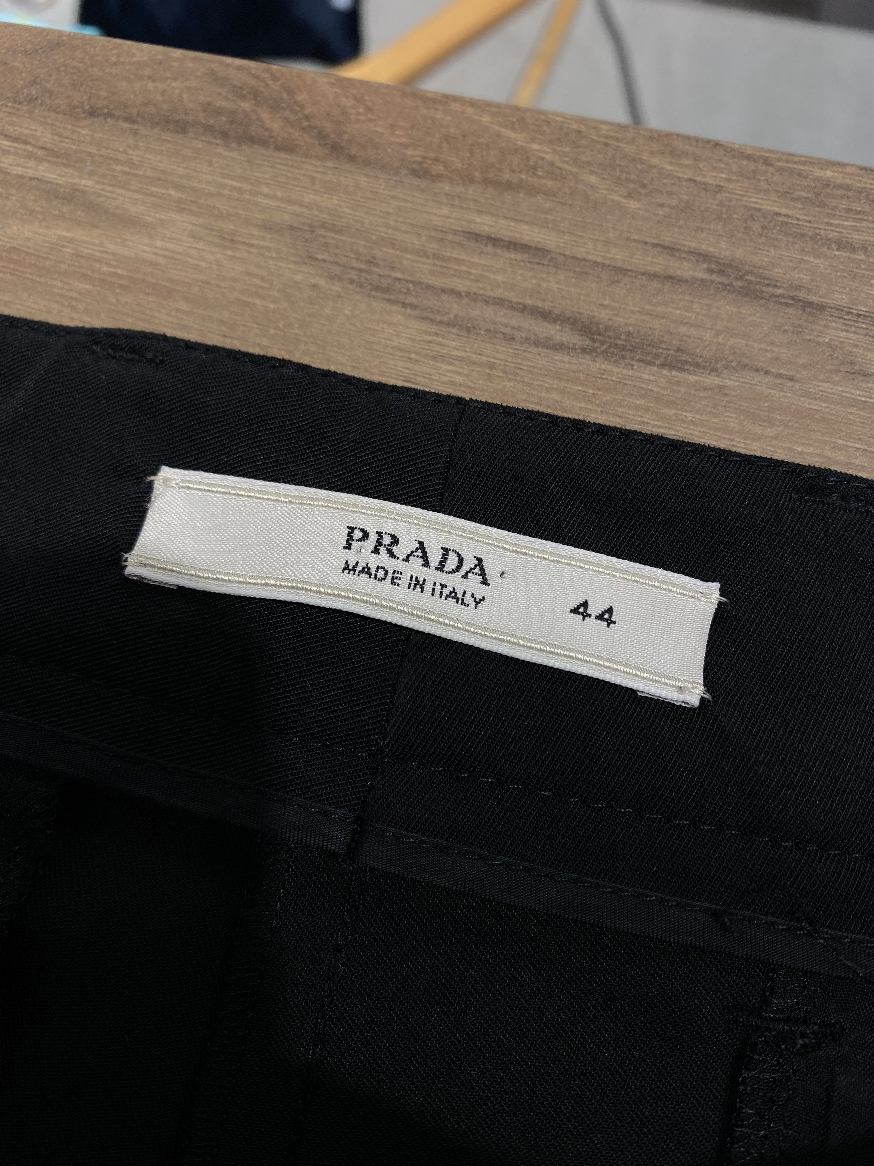 Prada Vintage Prada nylon zip belt biker women pants size 44 Size 30" / US 8 / IT 44 - 8 Thumbnail