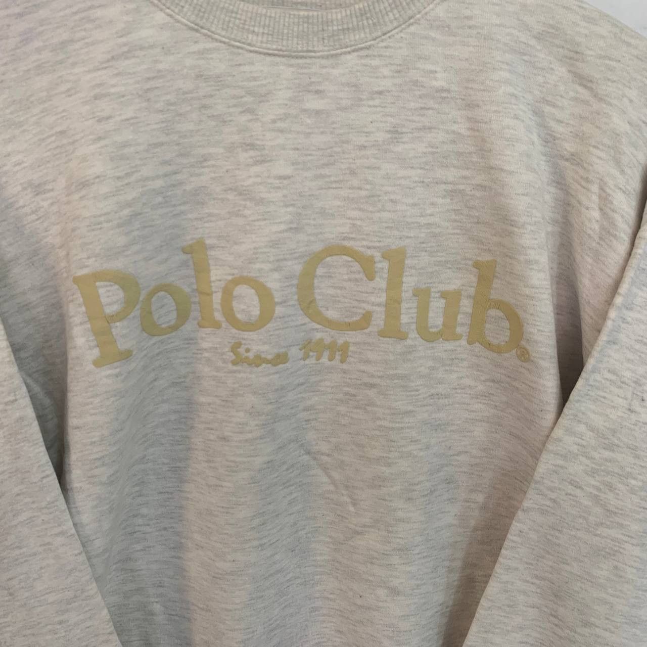 U.S. Polo Assn. Vintage Royal Polo Sweatshirt 90s Cream royal rare Size US L / EU 52-54 / 3 - 4 Thumbnail