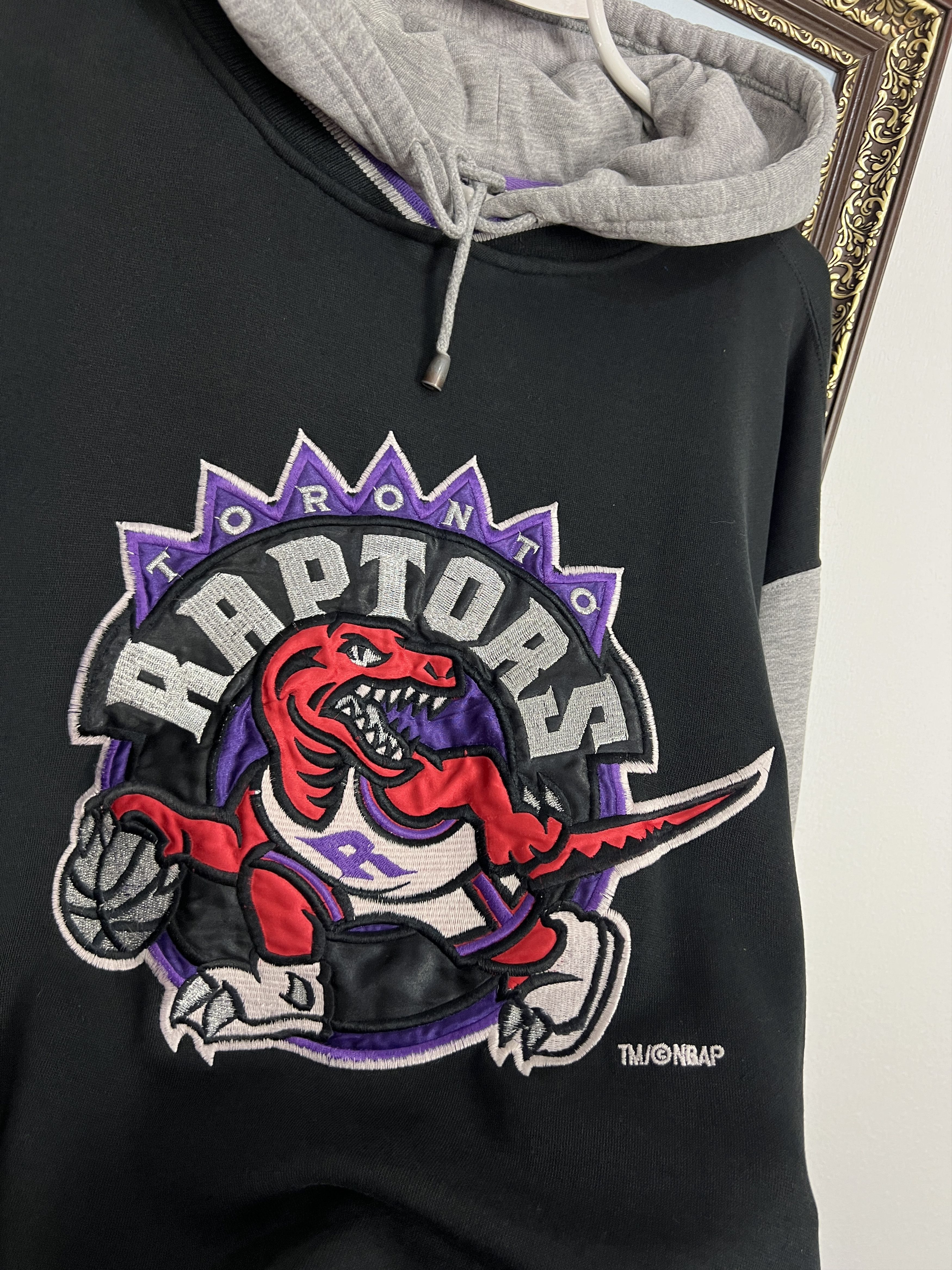 Starter Vintage 90's Toronto Raptors NBA Hoodie Jacket Big Logo Size US XL / EU 56 / 4 - 4 Thumbnail
