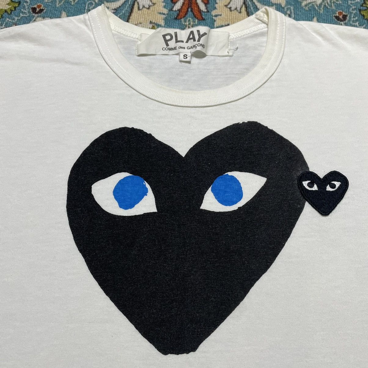 Comme des Garcons × Japanese Brand Comme Des Garcons Play T-shirt Size US XXS / EU 40 - 3 Thumbnail