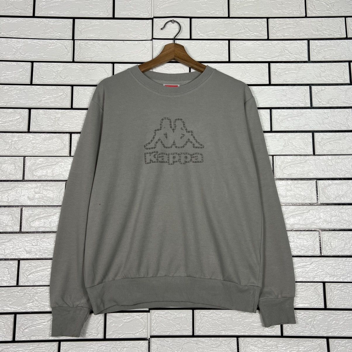 Kappa KAPPA Big Logo Crewneck Sweatshirt #4302-C195 Size US M / EU 48-50 / 2 - 1 Thumbnail