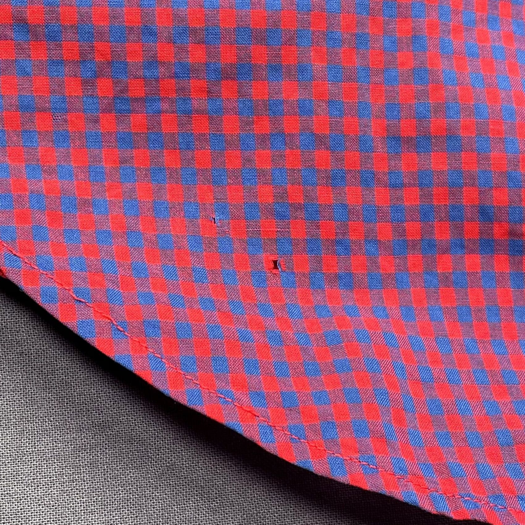 Brooks Brothers VINTAGE Brooks Brothers Shirt Mens XL Red Check Long Sleeve Button Down 60s Size US XL / EU 56 / 4 - 5 Thumbnail