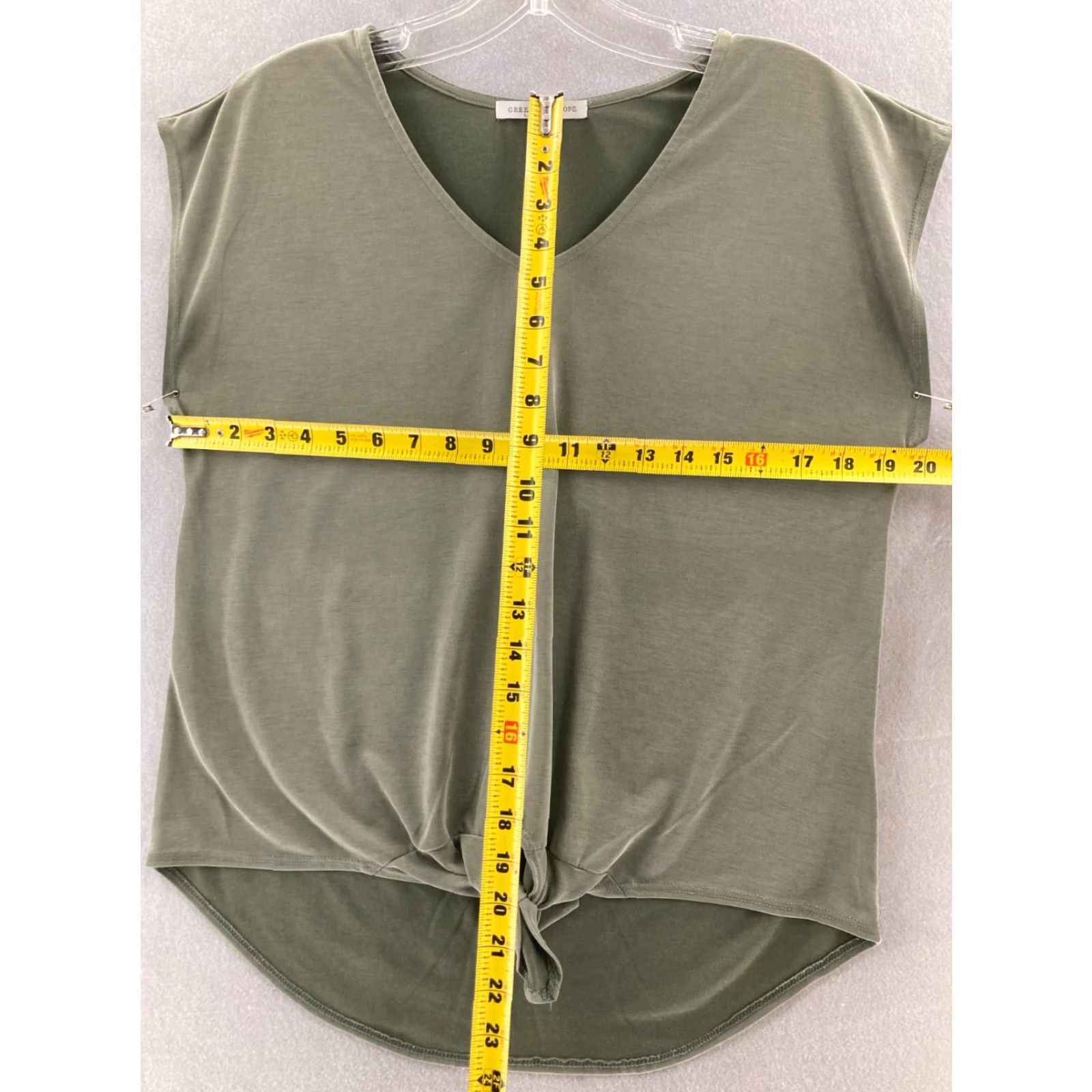 Vintage Green Envelope T-Shirt USA Made Womens Small Green Short Sleeve Pullover Top Size S / US 4 / IT 40 - 4 Thumbnail