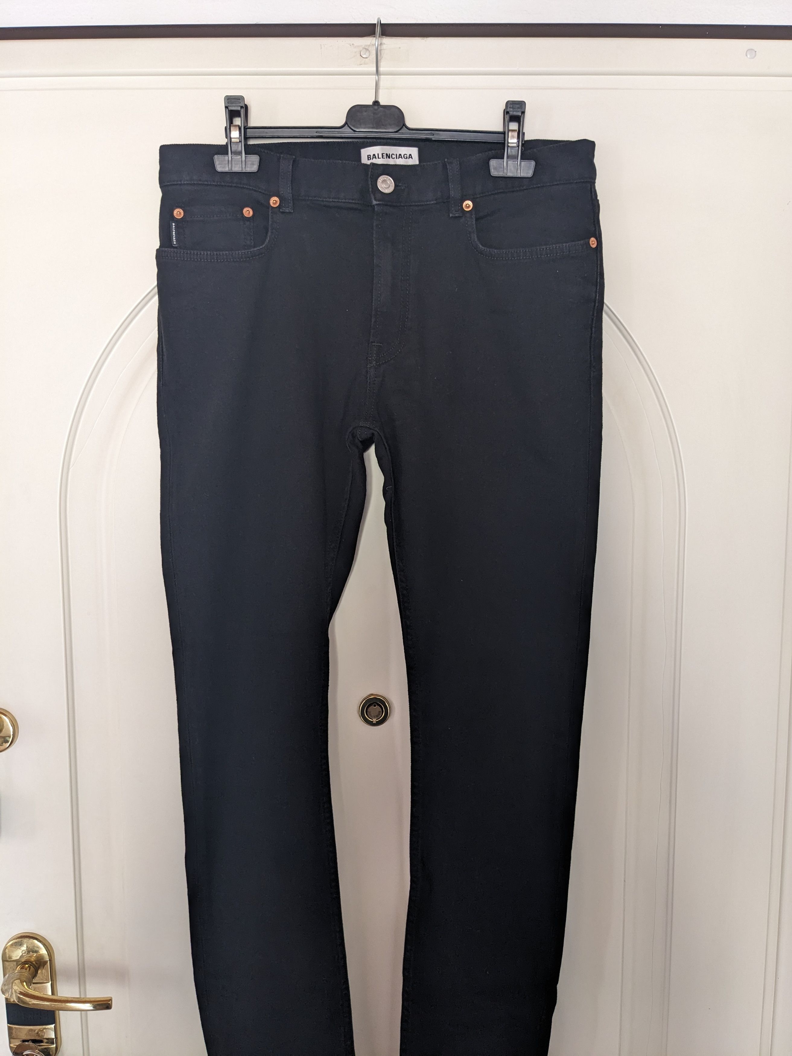 Balenciaga Black Skinny Denim Size 30" / US 8 / IT 44 - 3 Thumbnail