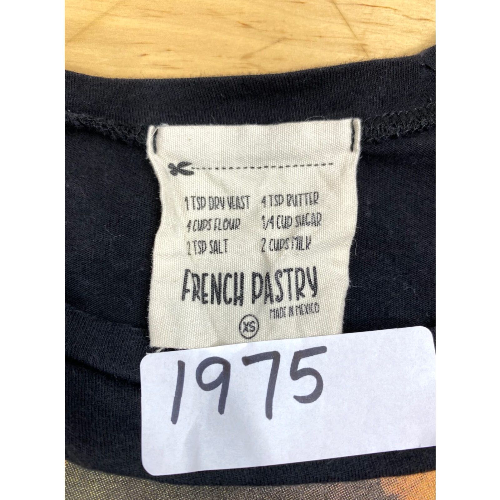 Sunflower VINTAGE French Pastry SUNFLOWER Bible Verse Black Shirt Womens XS Moon Size XS / US 0-2 / IT 36-38 - 4 Thumbnail