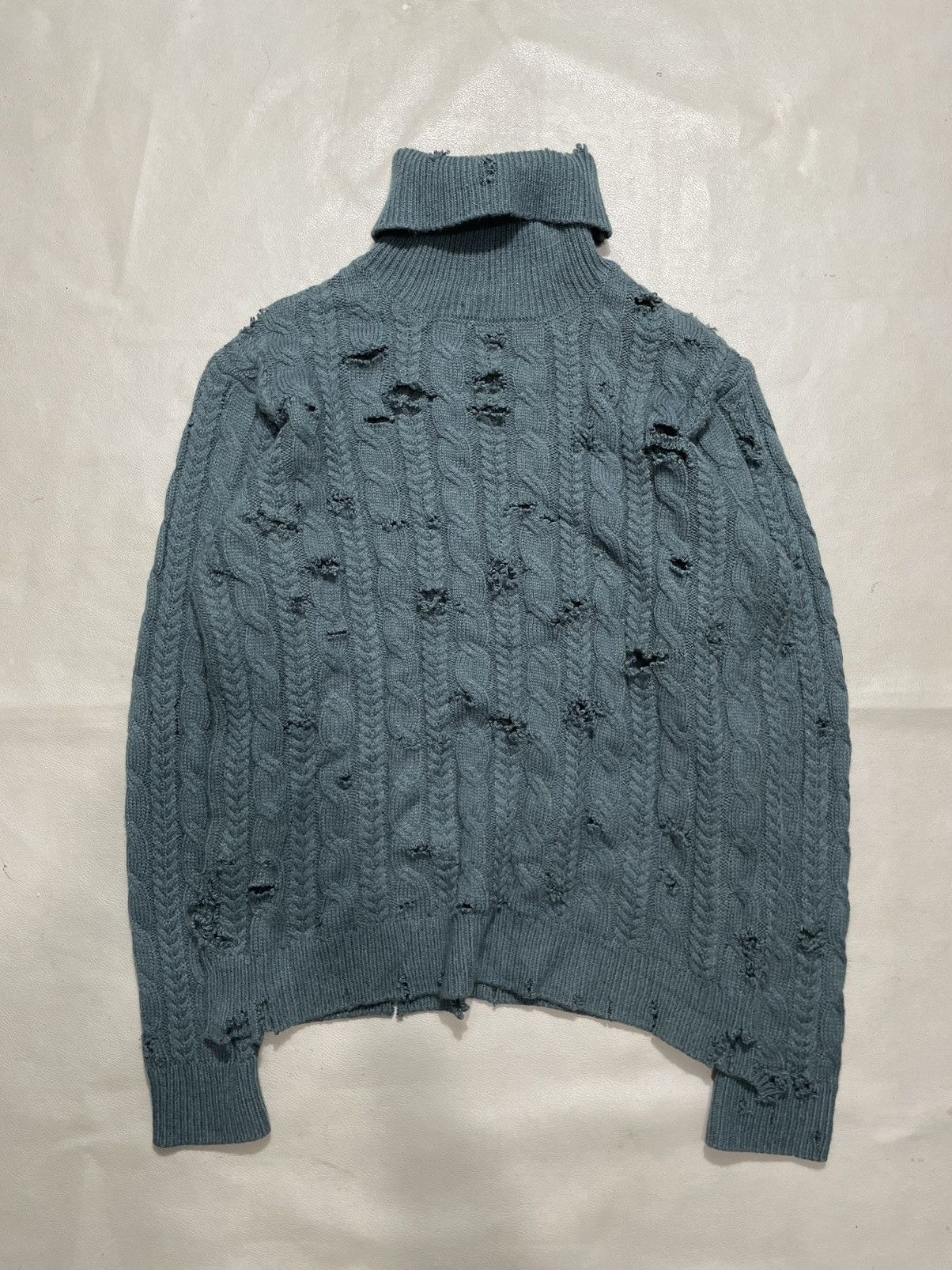 GOA Japanese Distressed Knittwear Destroyed Trashed Size US L / EU 52-54 / 3 - 1 Thumbnail